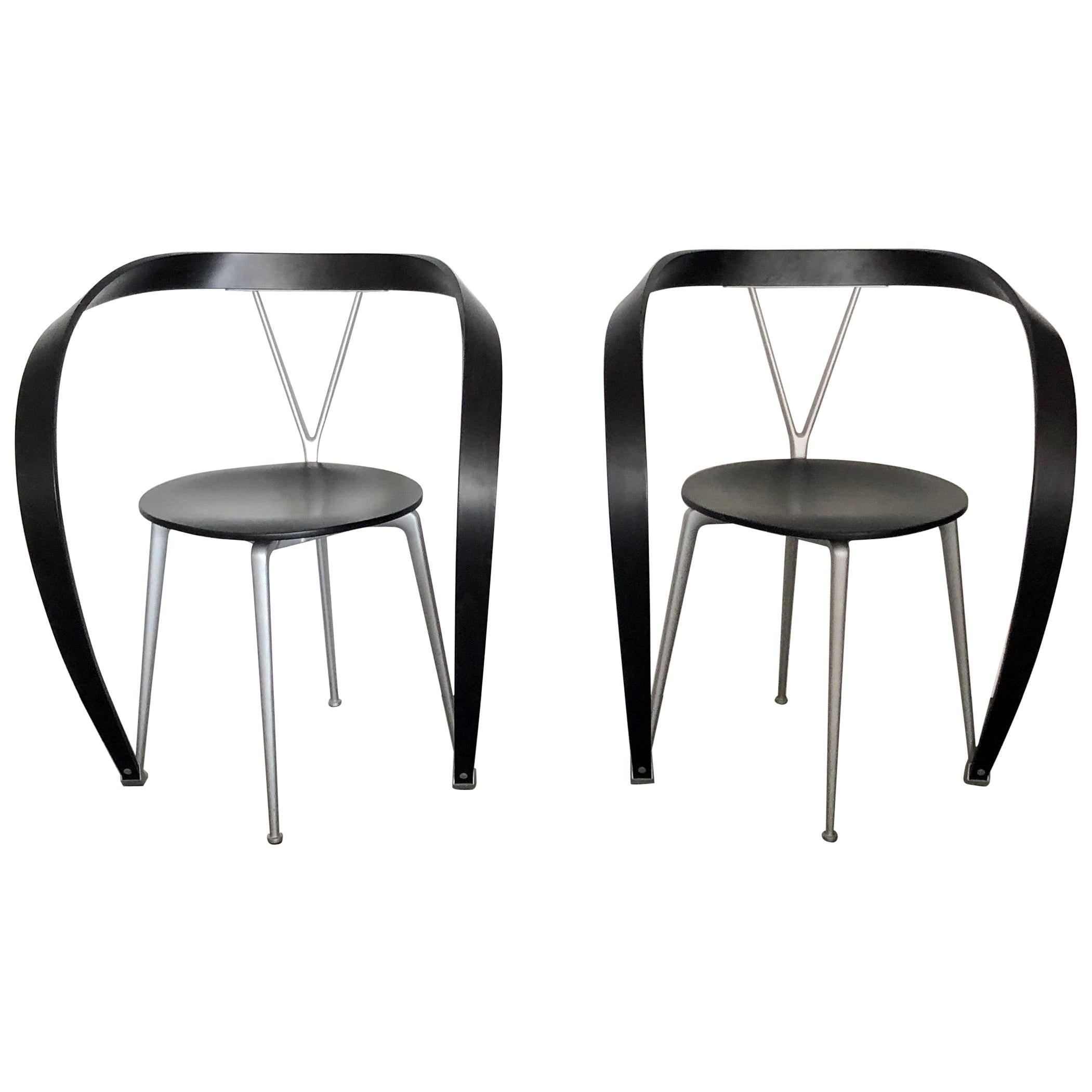 Cassina Andrea Branzi Revers Chairs, a Pair