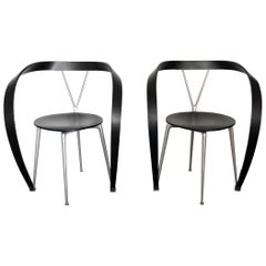 Paire de chaises inversées Cassina Andrea Branzi