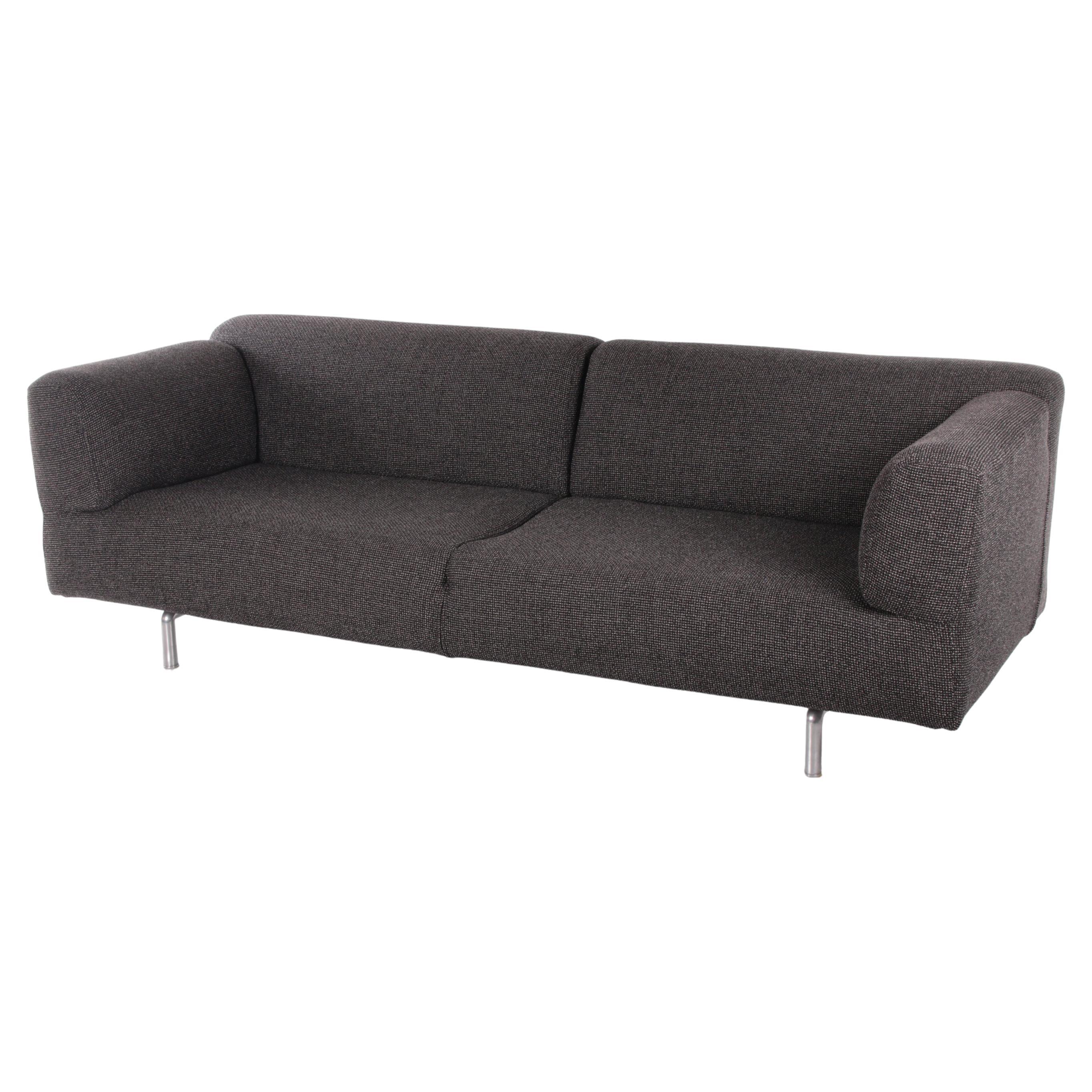 Cassina Bank Model 250 with Black / White Melange, Design by Piero Lissoni
