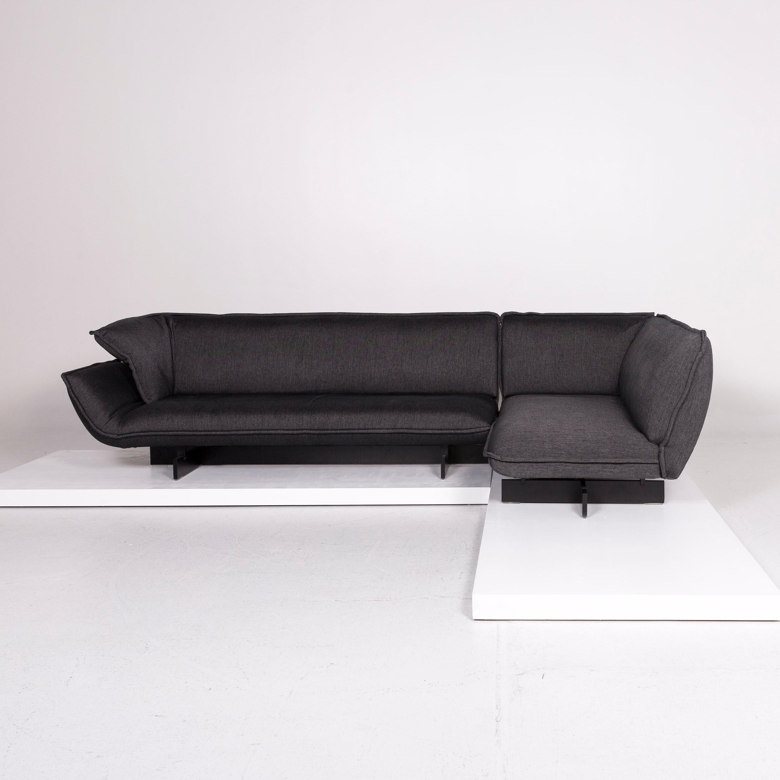 Cassina Beam Fabric Corner Sofa Anthracite Gray Sofa Couch 2