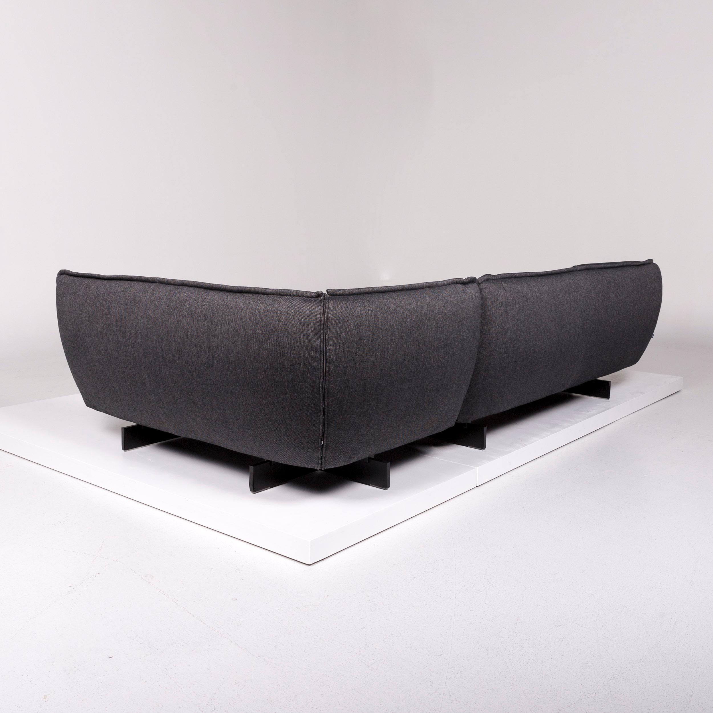Cassina Beam Fabric Corner Sofa Anthracite Gray Sofa Couch 4