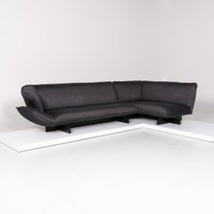 Cassina Beam Fabric Corner Sofa Anthracite Gray Sofa Couch