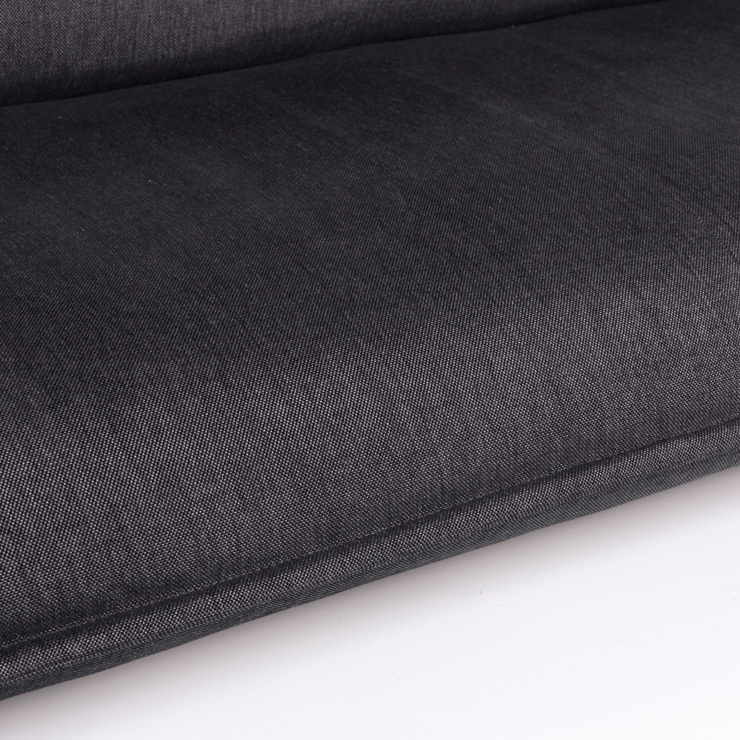 Modern Cassina Beam Fabric Corner Sofa Anthracite Gray Sofa Couch