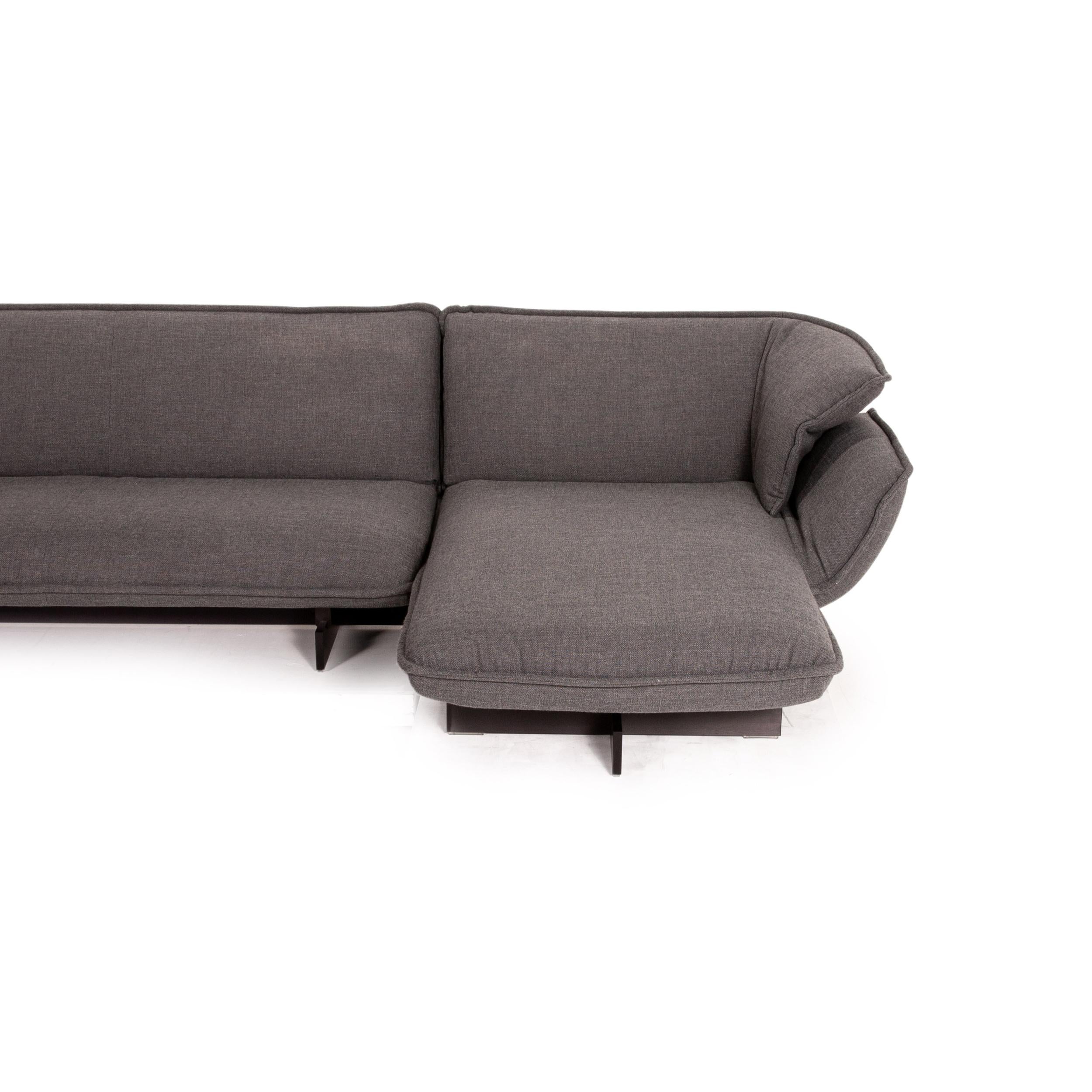 Cassina Beam Fabric Corner Sofa Gray Sofa Couch 4