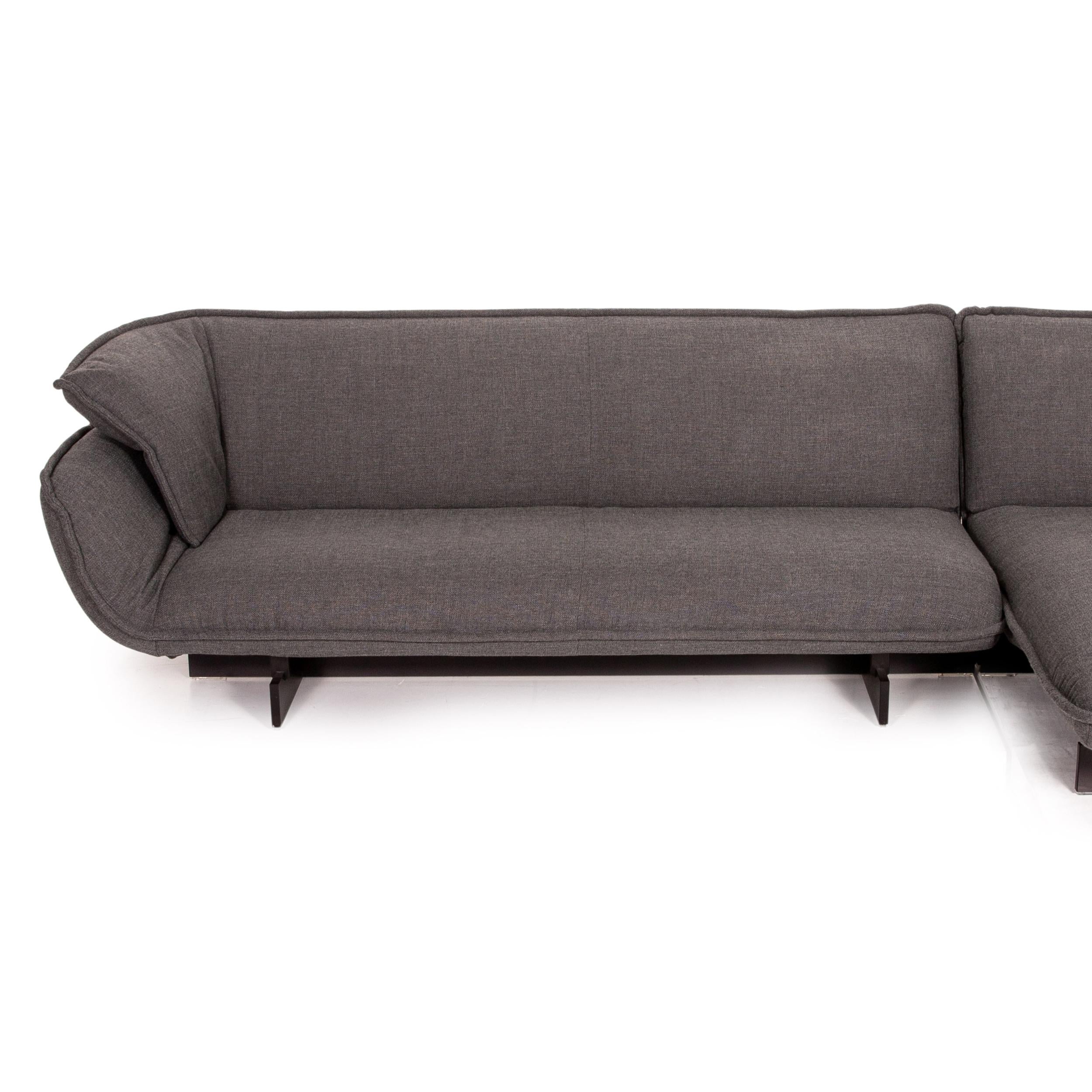 Cassina Beam Fabric Corner Sofa Gray Sofa Couch 3