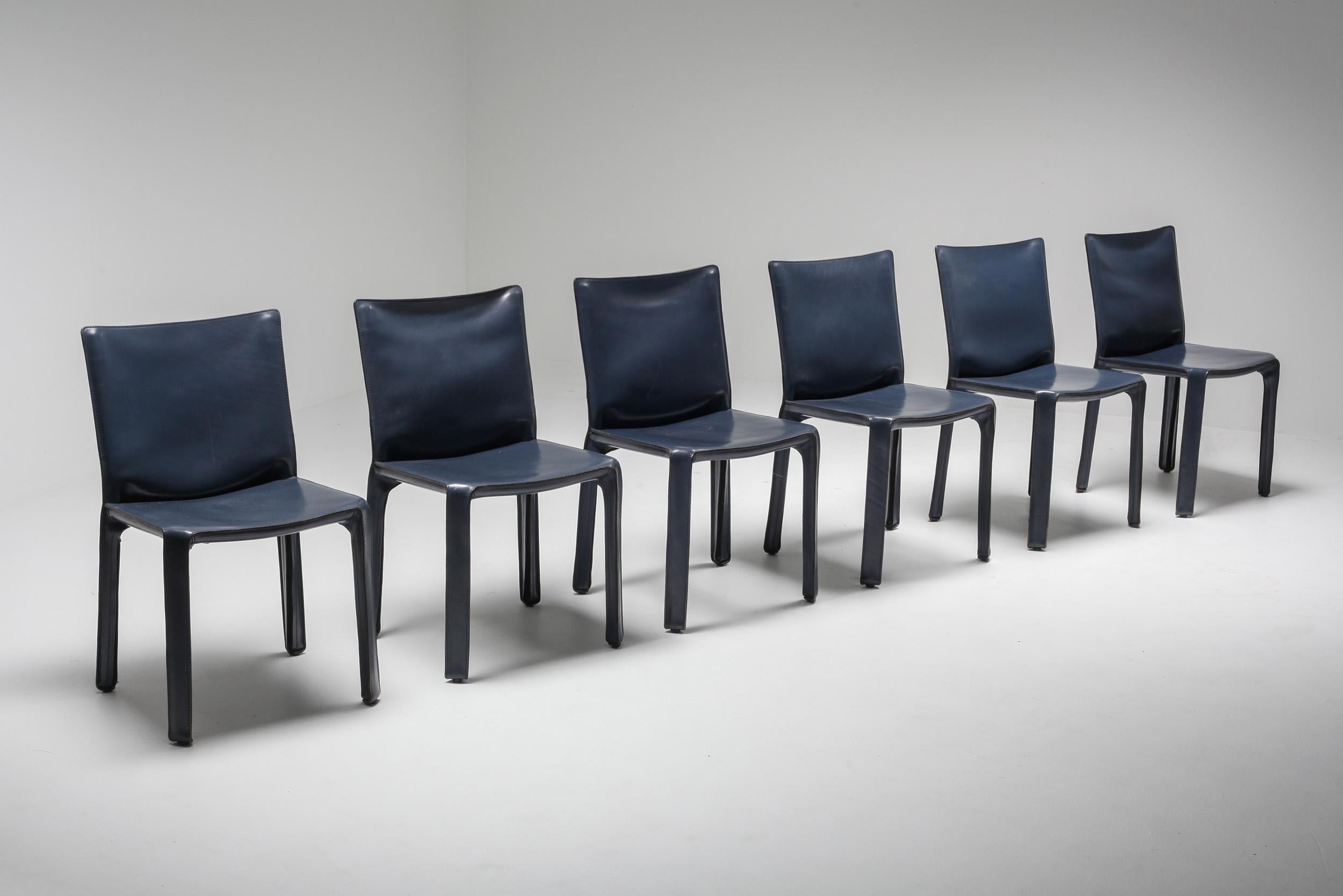 Cassina Blue CAB Chairs 1