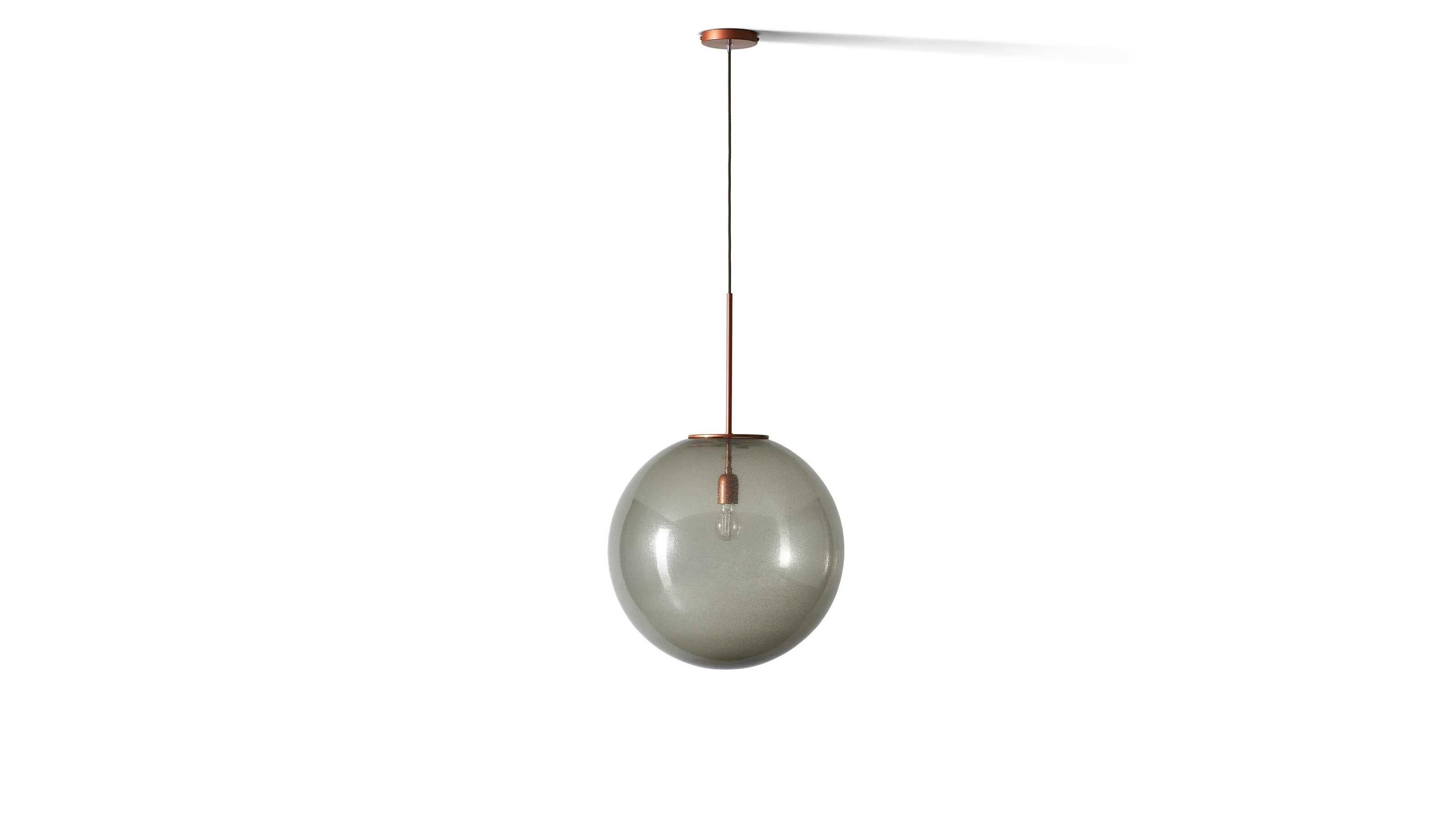 Italiano Lampada a sospensione in vetro soffiato di Cassina Bollicosa in vendita