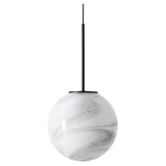 Cassina Bollicosa Small Pendant Lamp, Blown Glass, Mid-Century Style