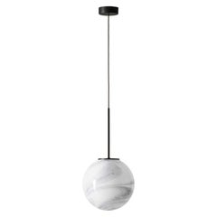 Cassina Bollicosa Small Pendant Lamp, Blown Glass, Mid-Century Style
