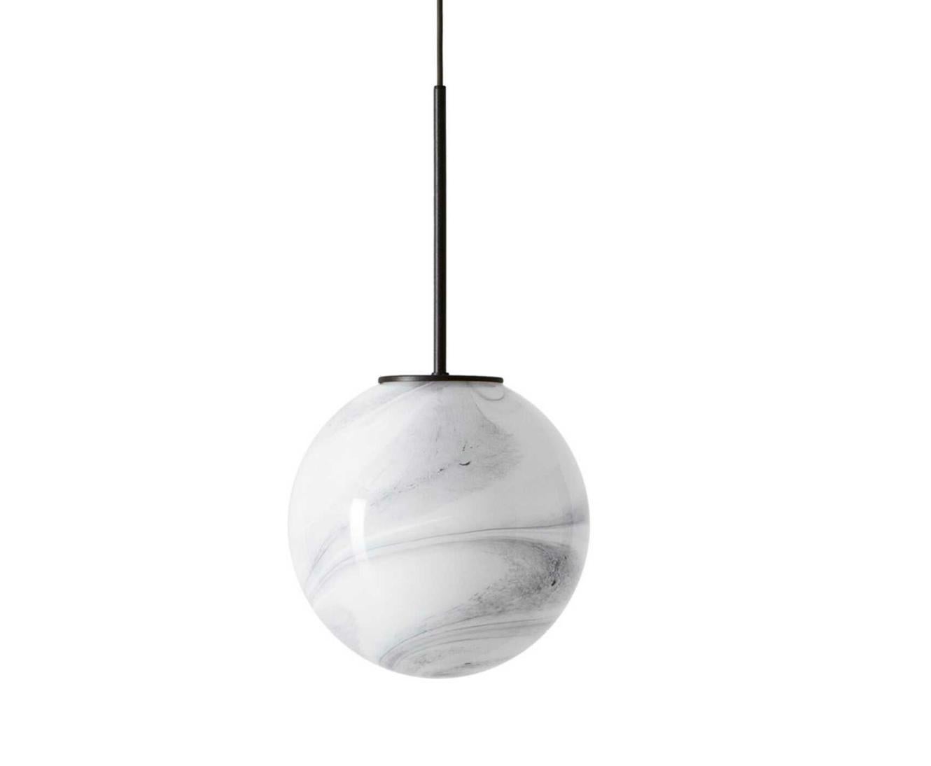 Vetro Cassina Bollicosa Piccola Lampada a Sospensione in vendita