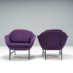 Fauteuils Cassina de Jaime Hayon Vico violets, lot de 2