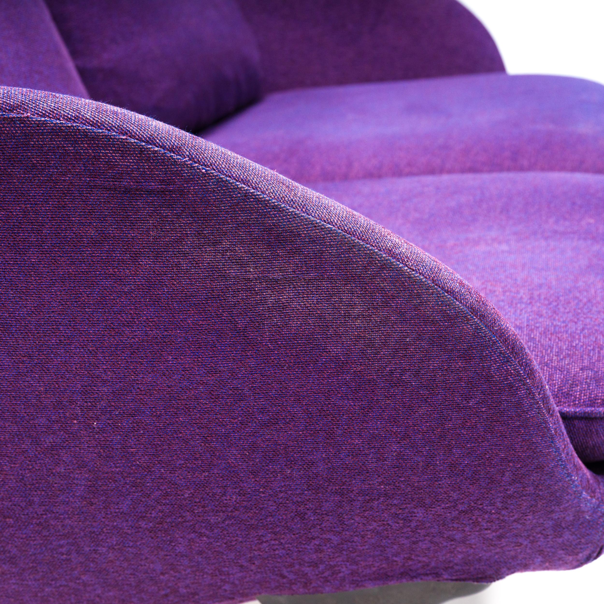 Canapé et fauteuils Cassina de Jaime Hayon Vico violets, ensemble de 3 pièces en vente 3
