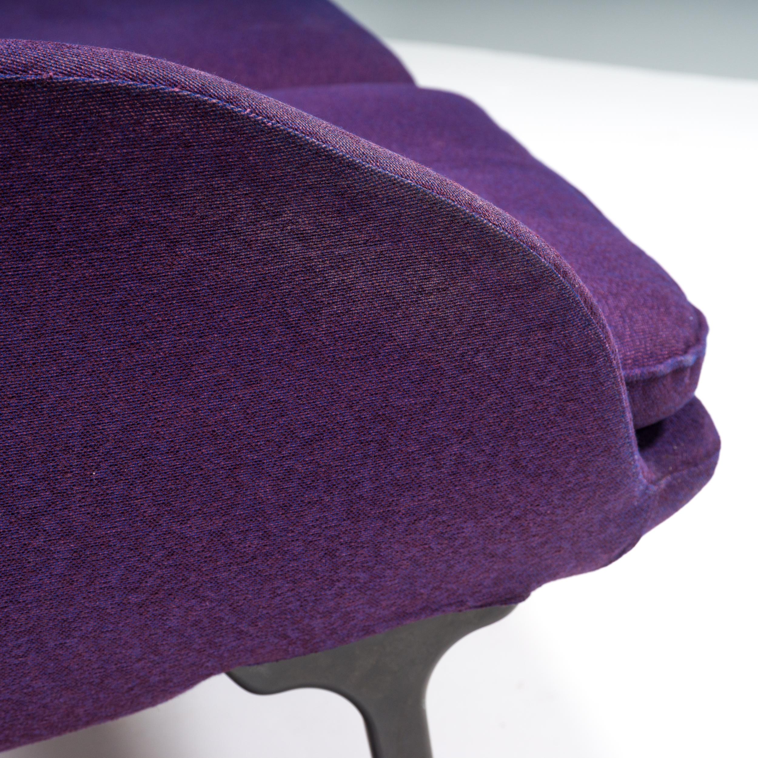 Canapé et fauteuils Cassina de Jaime Hayon Vico violets, ensemble de 3 pièces en vente 5