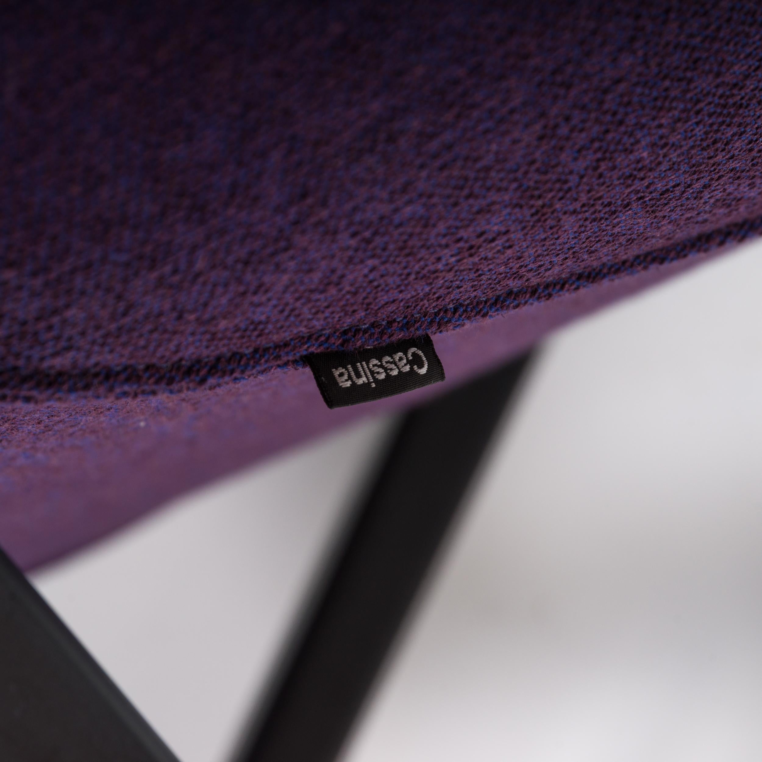 Canapé et fauteuils Cassina de Jaime Hayon Vico violets, ensemble de 3 pièces en vente 4