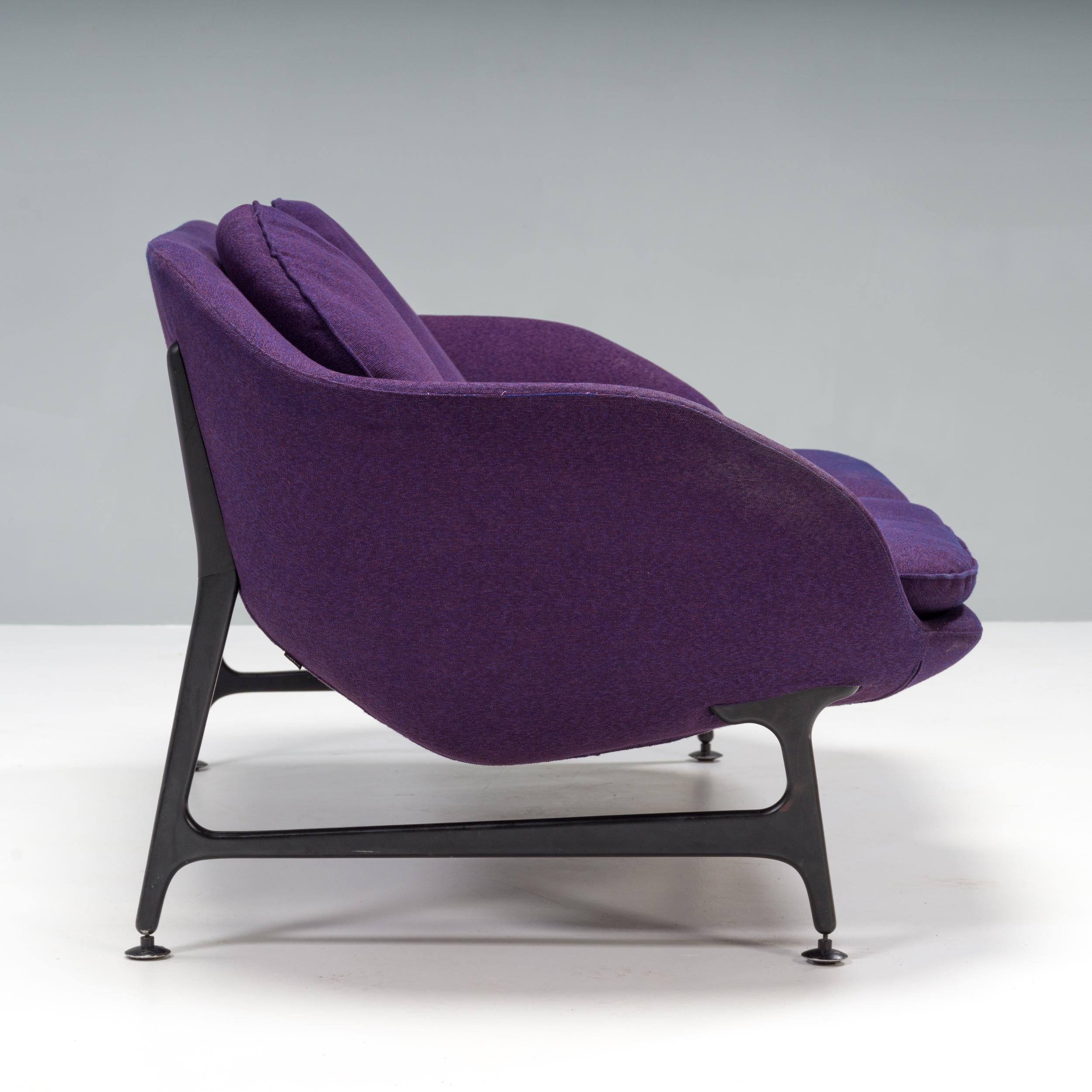 Canapé et fauteuils Cassina de Jaime Hayon Vico violets, ensemble de 3 pièces en vente 1