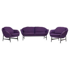 Sofá y sillones Cassina by Jaime Hayon Vico morado, set de 3