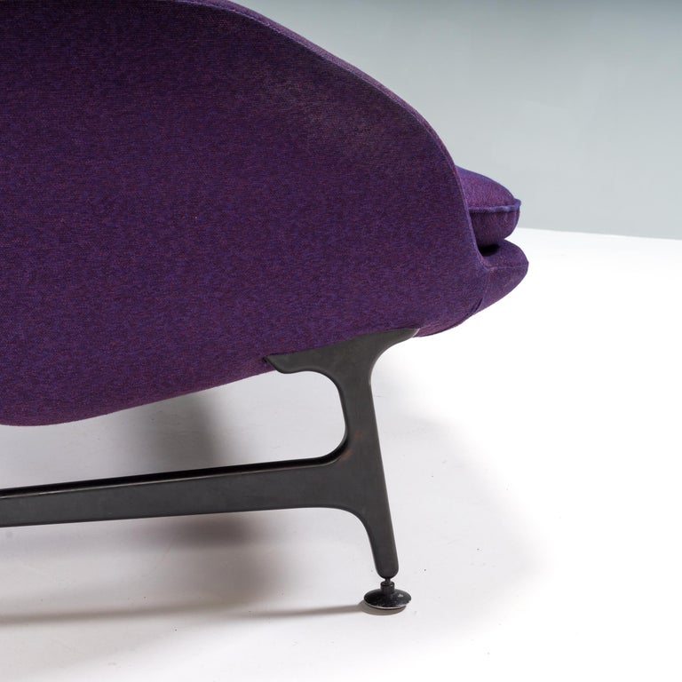 Fabric Cassina by Jaime Hayon Vico Purple Two Seater Sofa For Sale