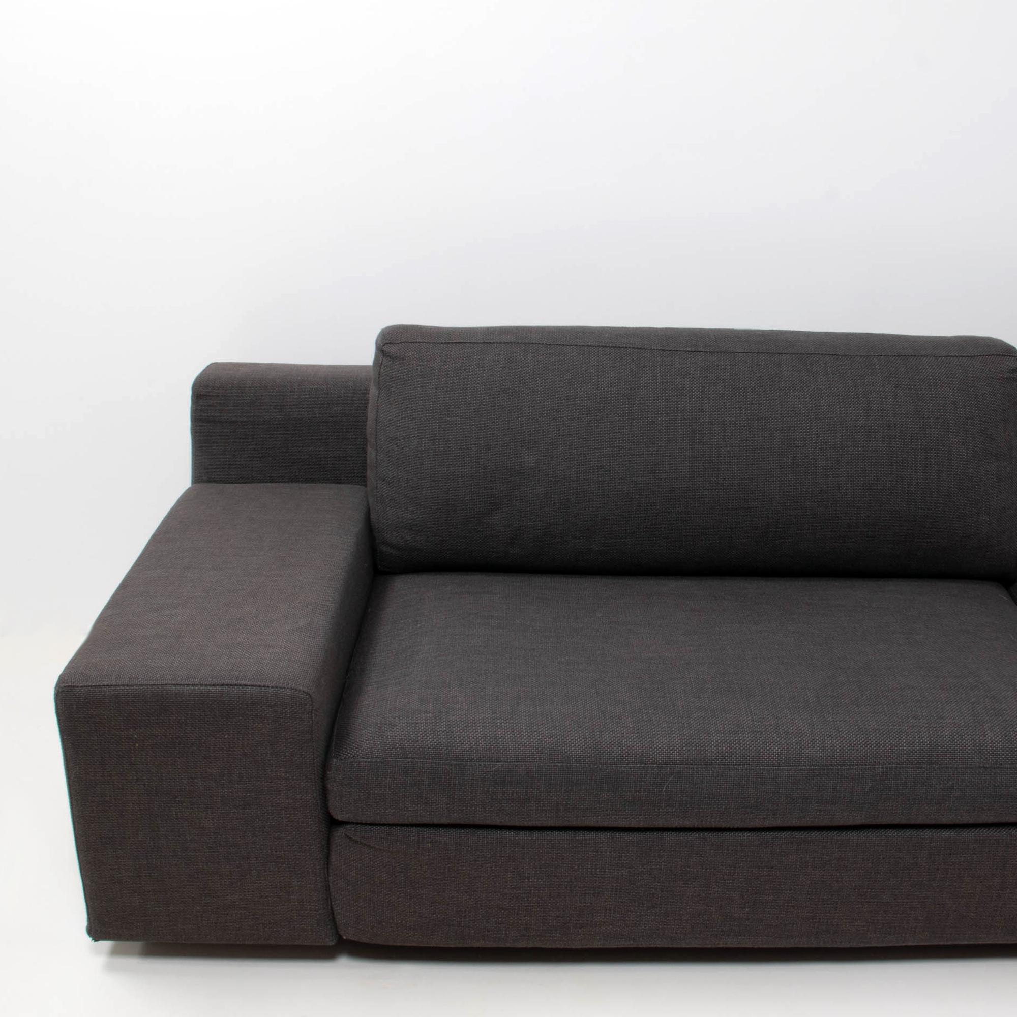 Italian Cassina by Philippe Starck Grey Fabric Mister 4 Seater Sofa