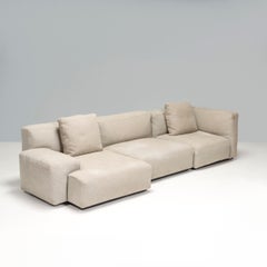 Cassina by Piero Lissoni Grey Mex Cube Sectional Corner Sofa