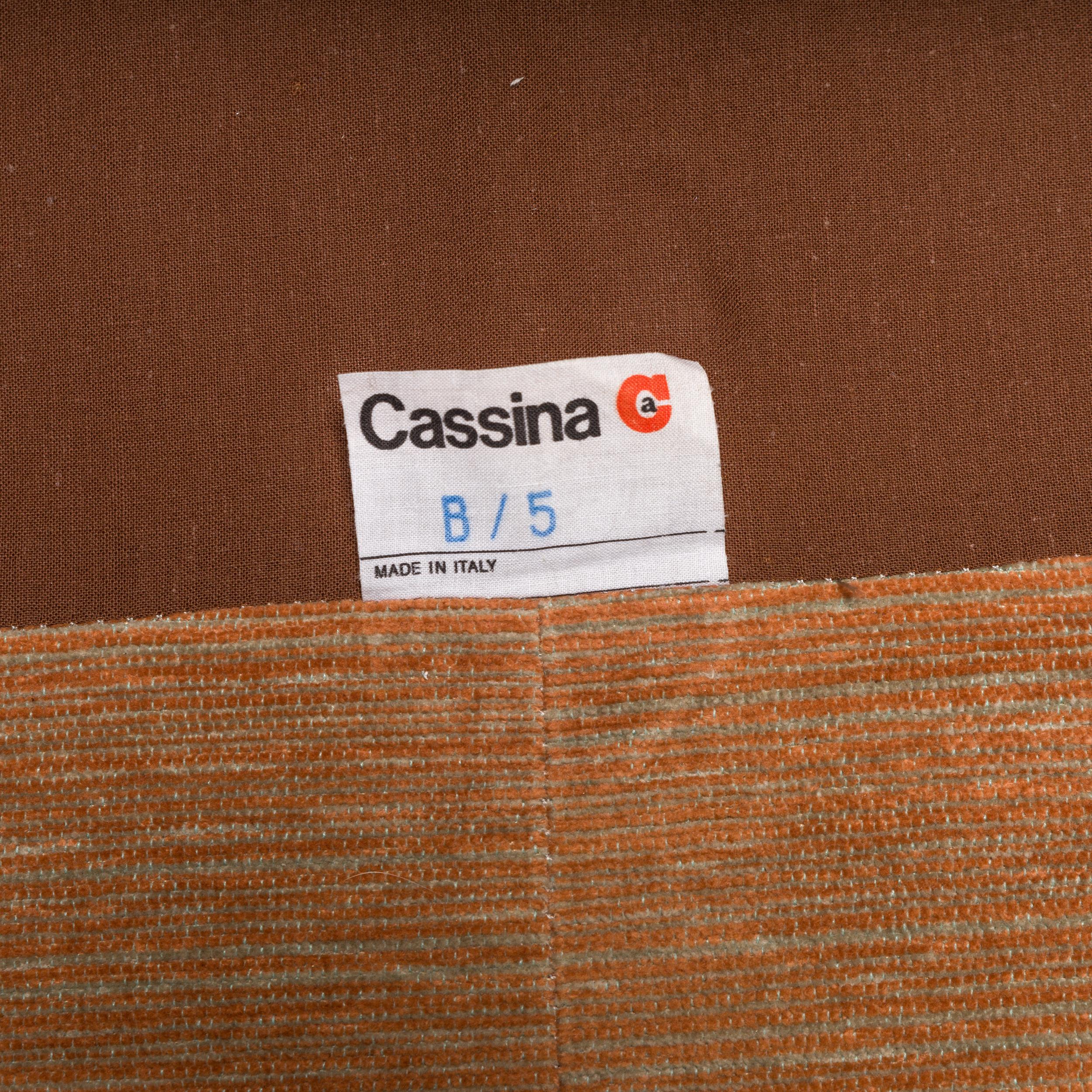 Cassina by Vico Magistretti Maralunga Tan Two-Seater Sofa 4