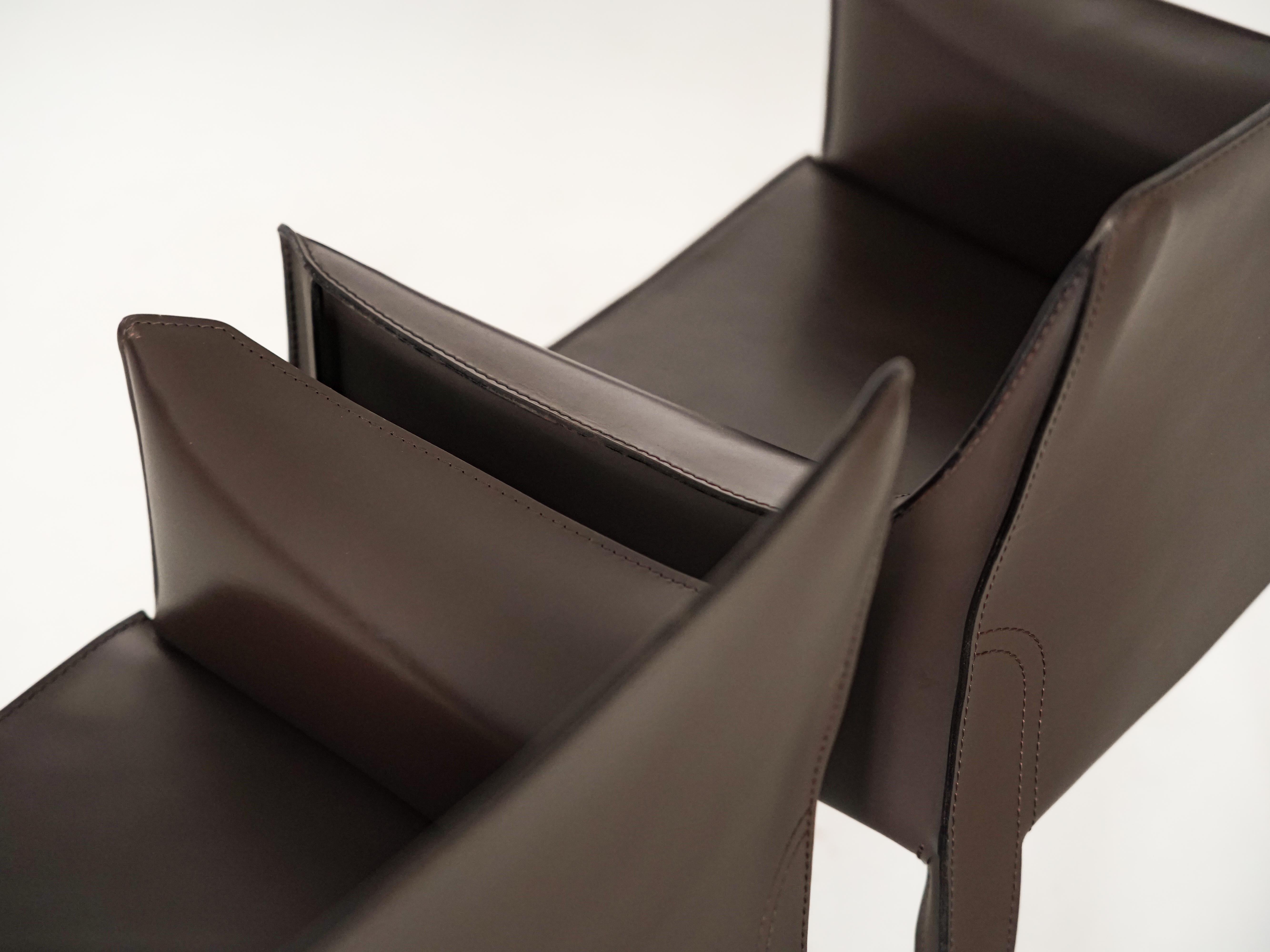 Italiano Cassina Cab 413 di Mario Bellini in vendita