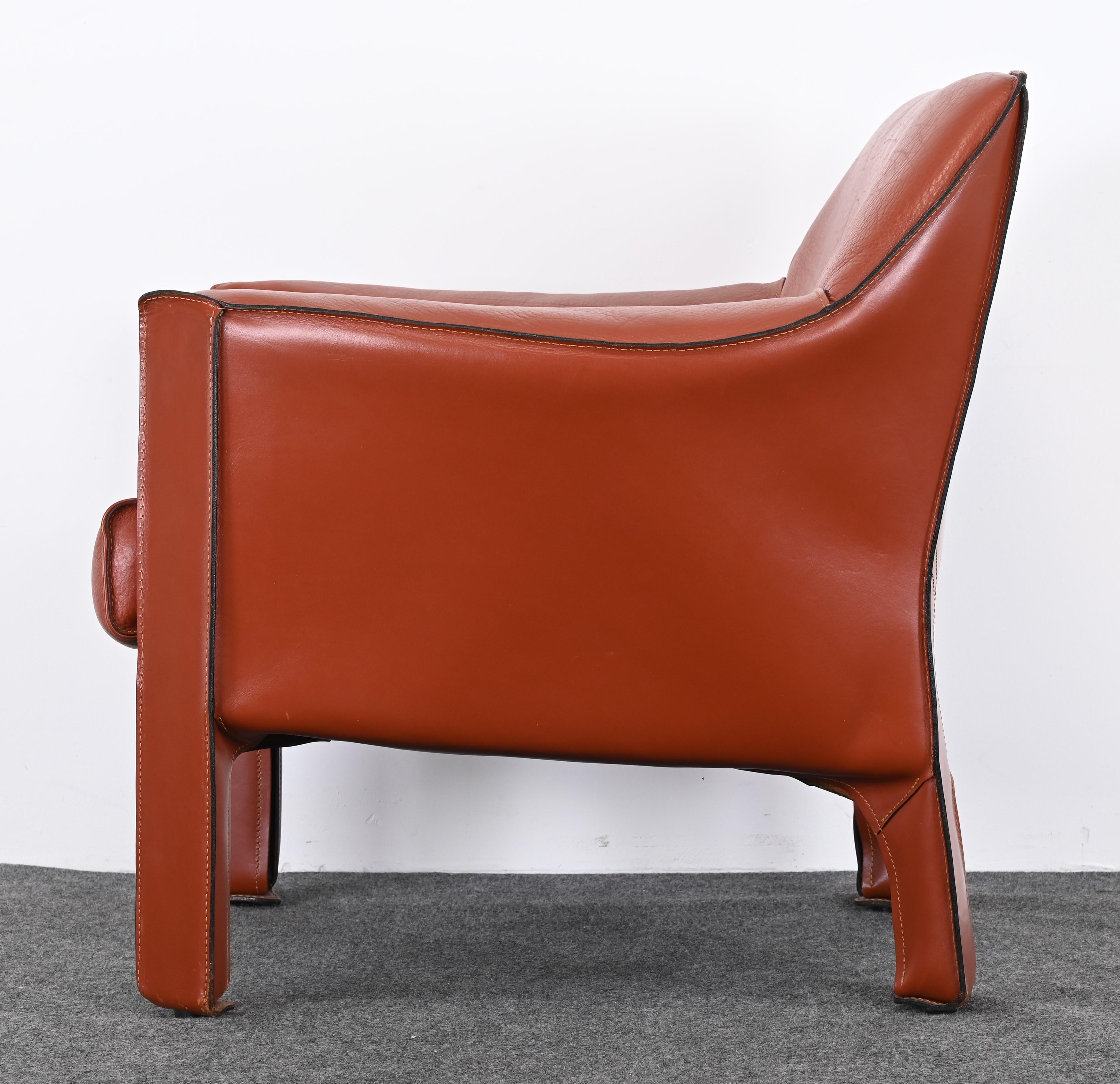 Cassina Cab Chair 415 Designed by Mario Bellini, No Longer in Production 4