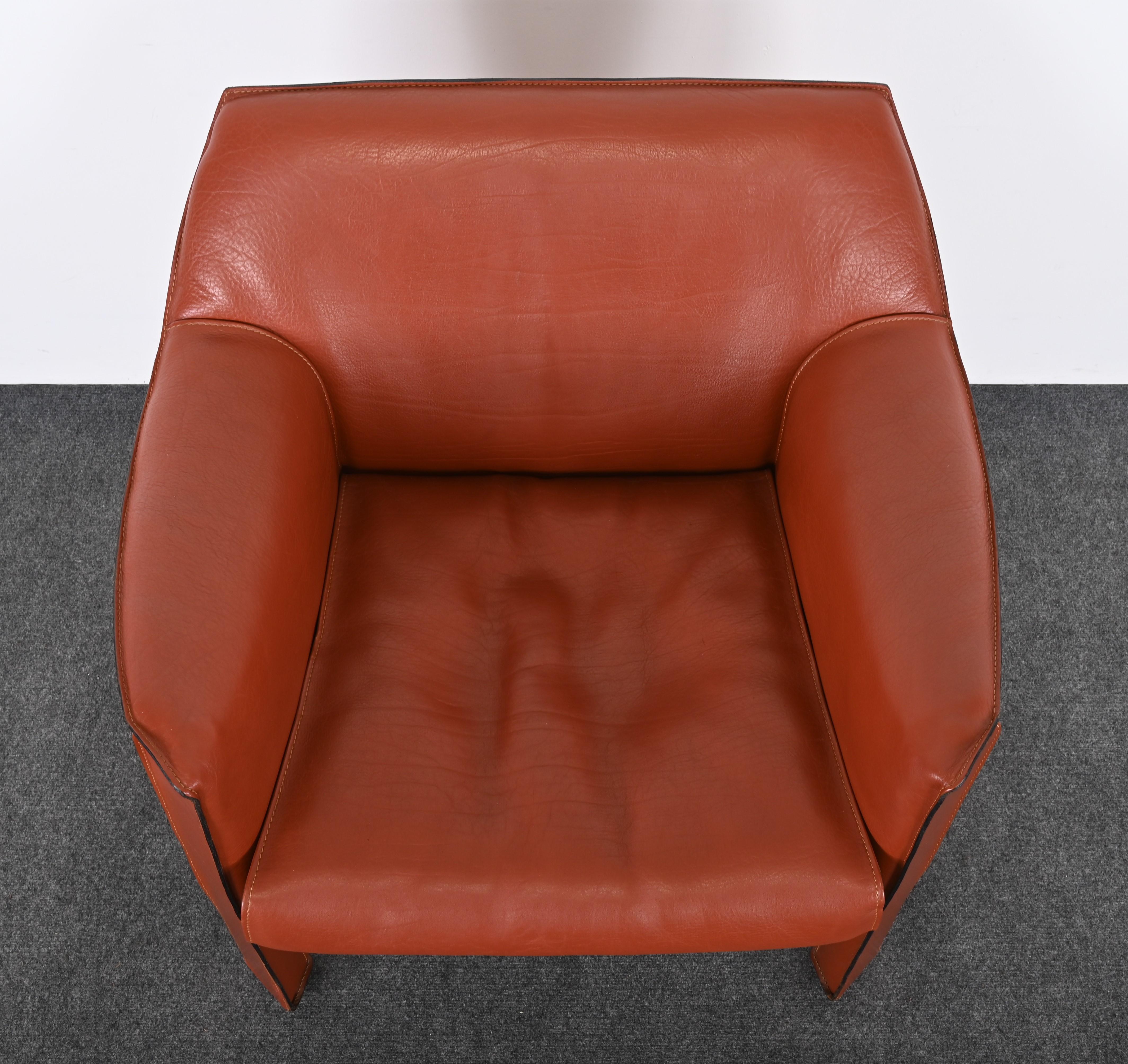 Late 20th Century Cassina Cab Chair 415 Designed by Mario Bellini, No Longer in Production