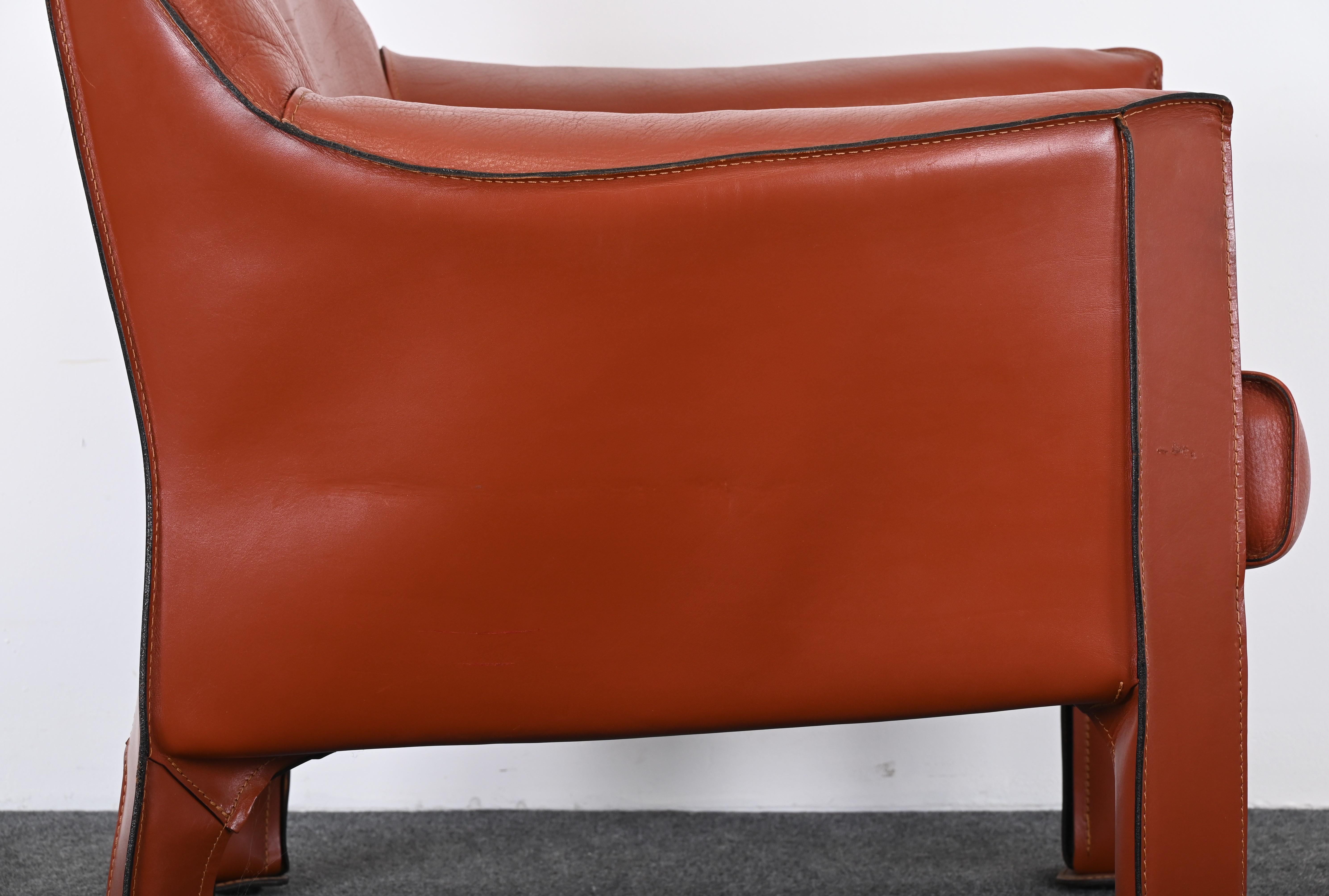 Cassina Cab Chair 415 Designed by Mario Bellini, No Longer in Production 1