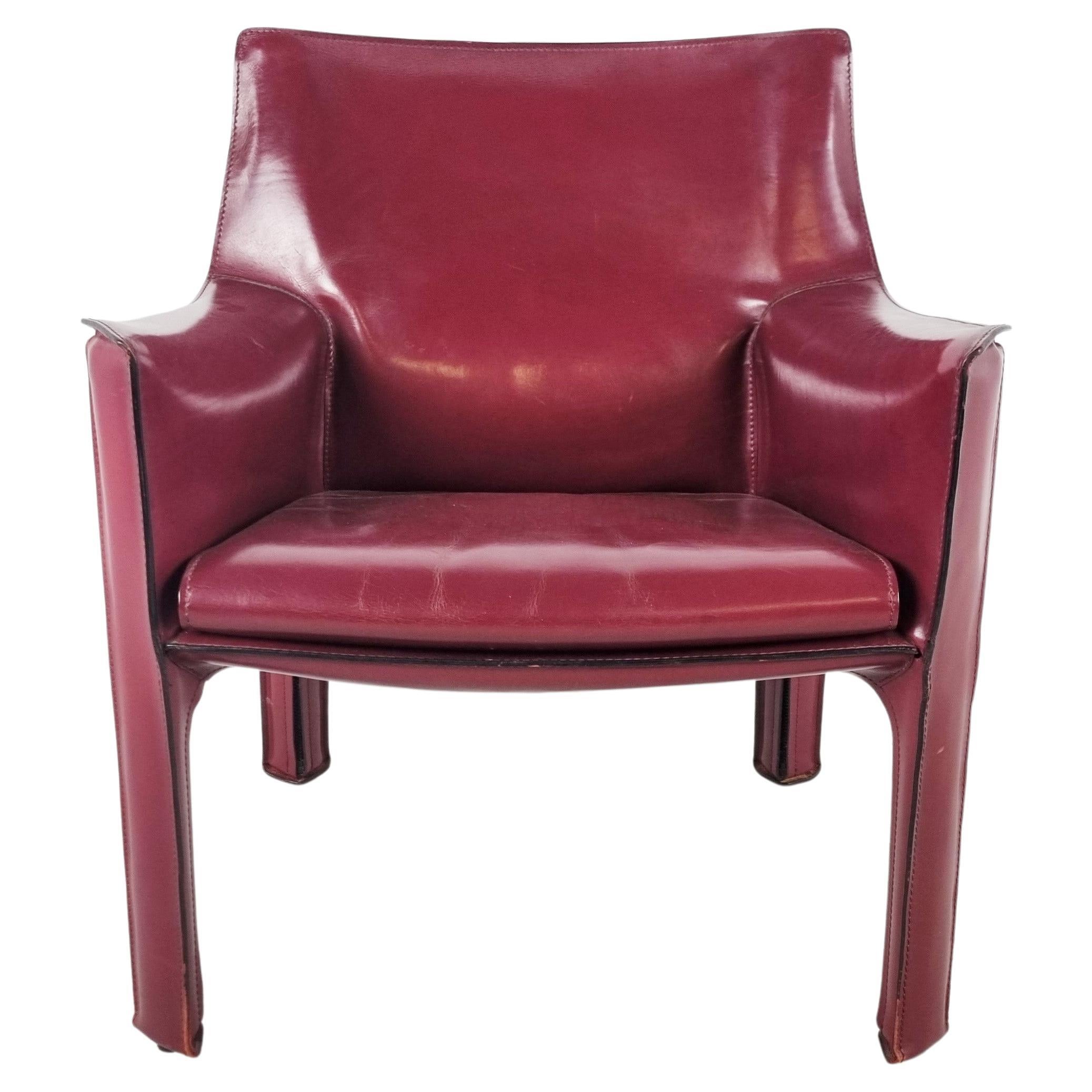 Cassina Cab Lounge Chair, 1970s