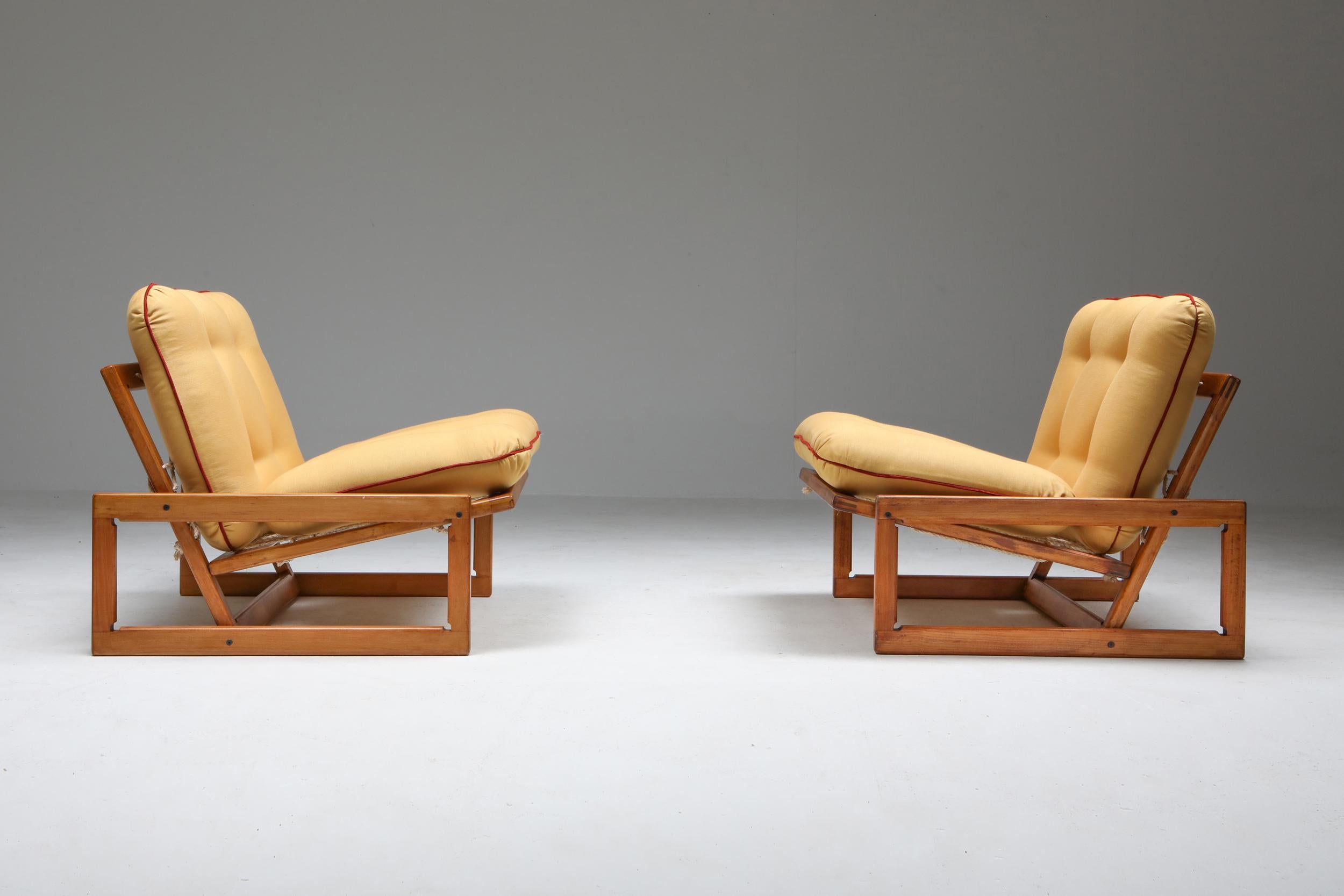 Cassina 'Carlotta' Lounge Chairs by Afra and Tobia Scarpa 2