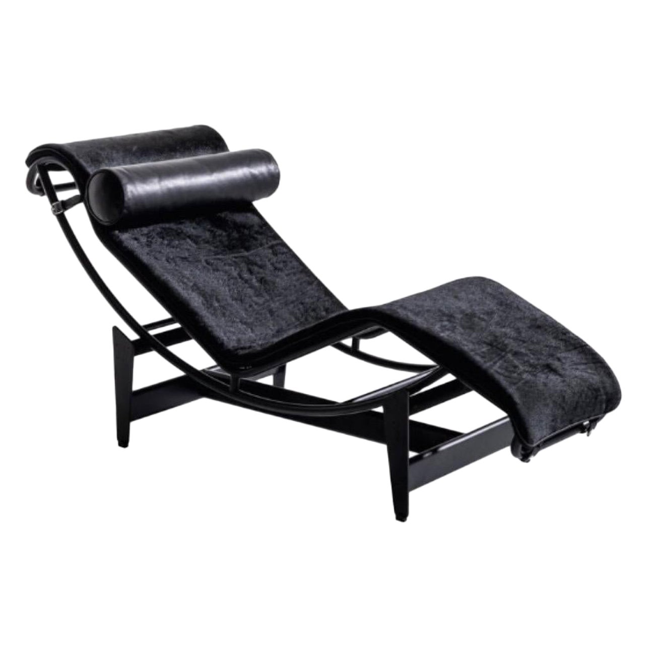 Cassina chaise longue LC4 in pelle di mucca segno" Le Corbusier ", 1988 in vendita