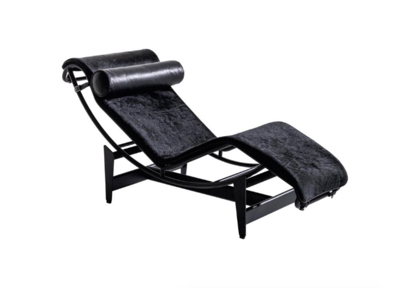 Fin du 20e siècle Cassina chaise longue LC4 signe 
