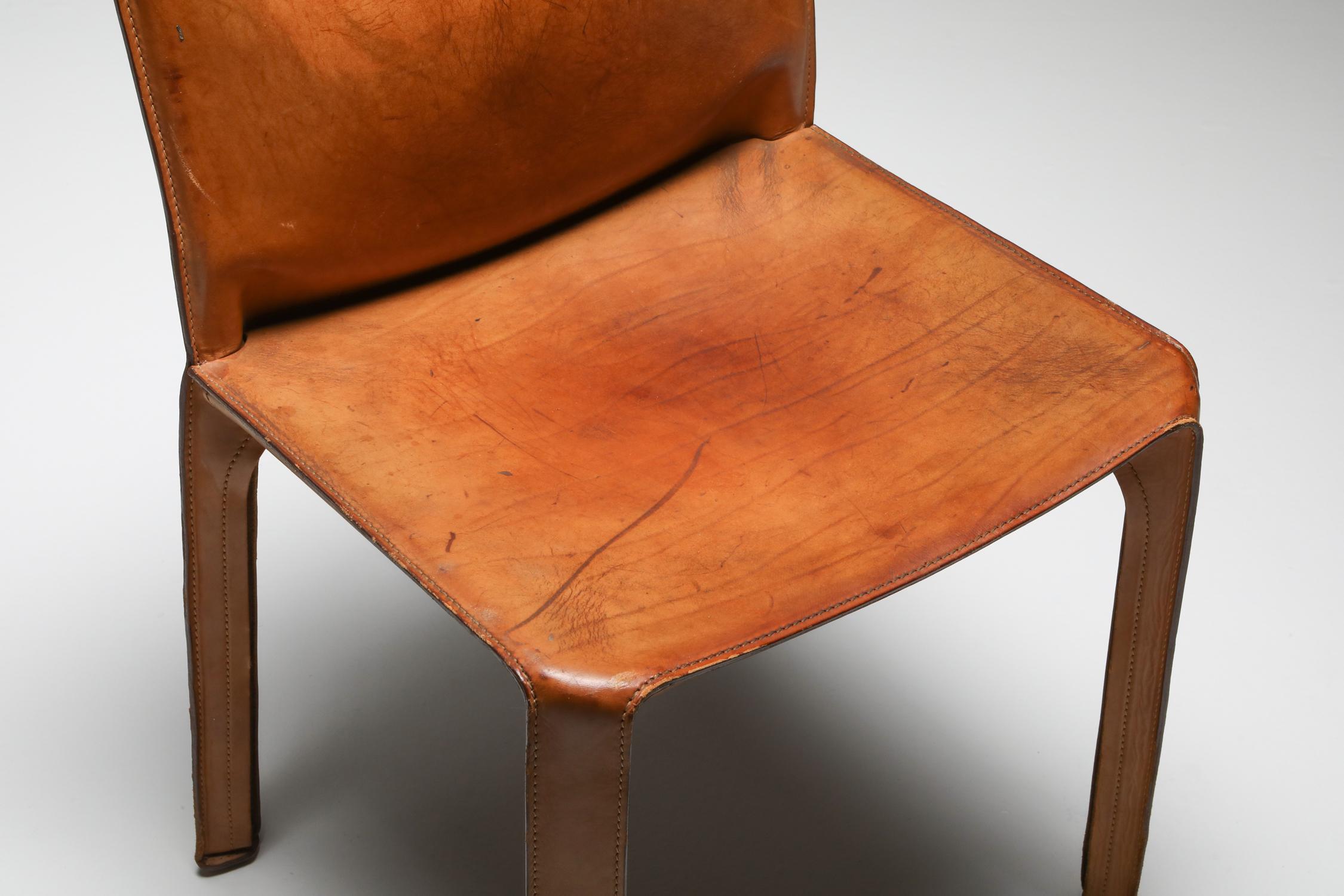 Cassina Cognac CAB Chairs 2