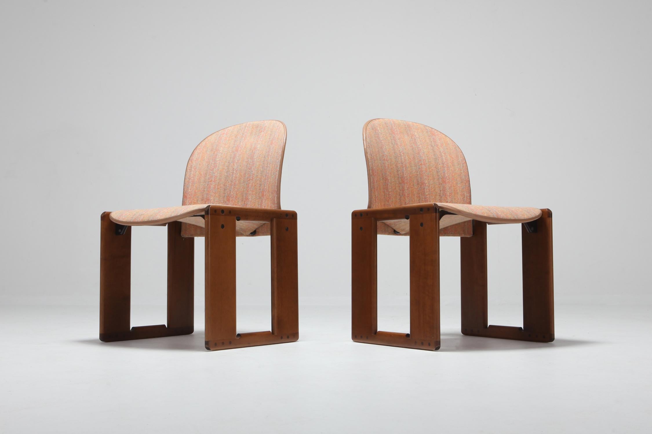 Cassina Dining Chairs Model 121 by Afra & Tobia Scarpa In Excellent Condition In Antwerp, BE
