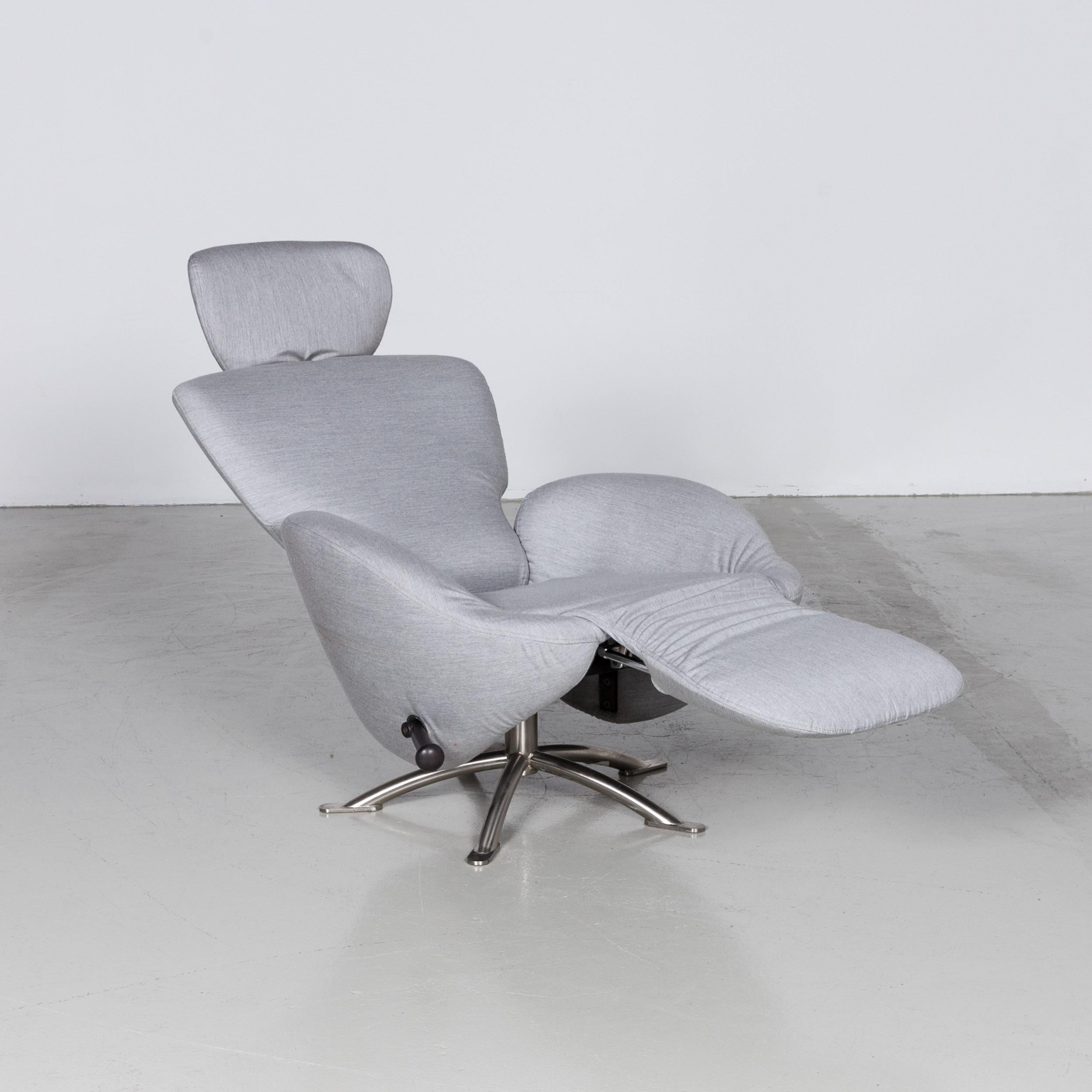 Italian Cassina Dodo Grey fabric Armchair Chair Relax by Toshiyuki Kita For Sale