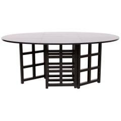 Cassina d.s. 1 Designer Wood Dining Table Black