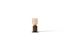 Cassina Ficupala Table Lamp: Marble Base & Blown Glass, Mid-Century