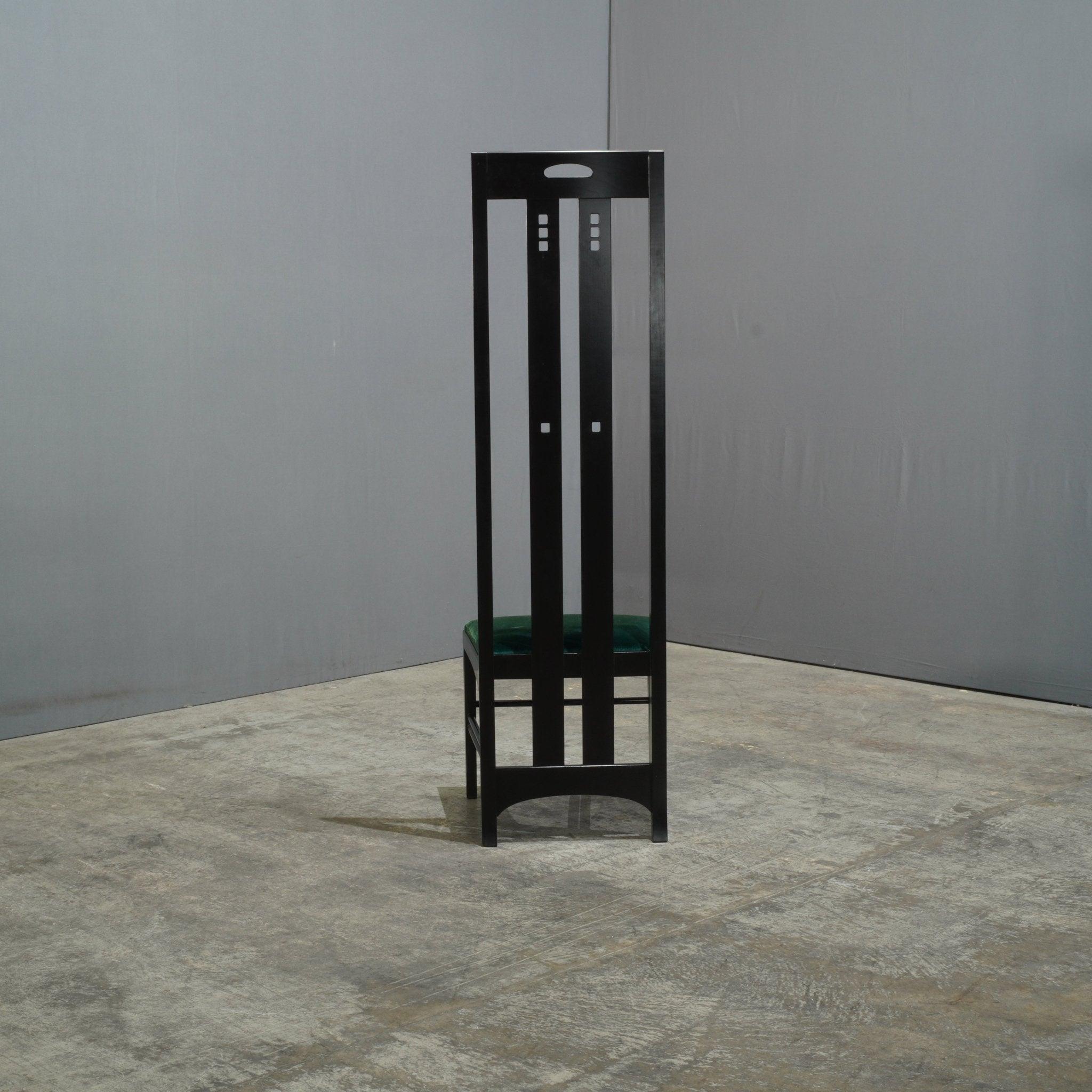 Cassina Ingram High Back Chair by Charles Rennie Mackintosh In Good Condition In Basildon, London