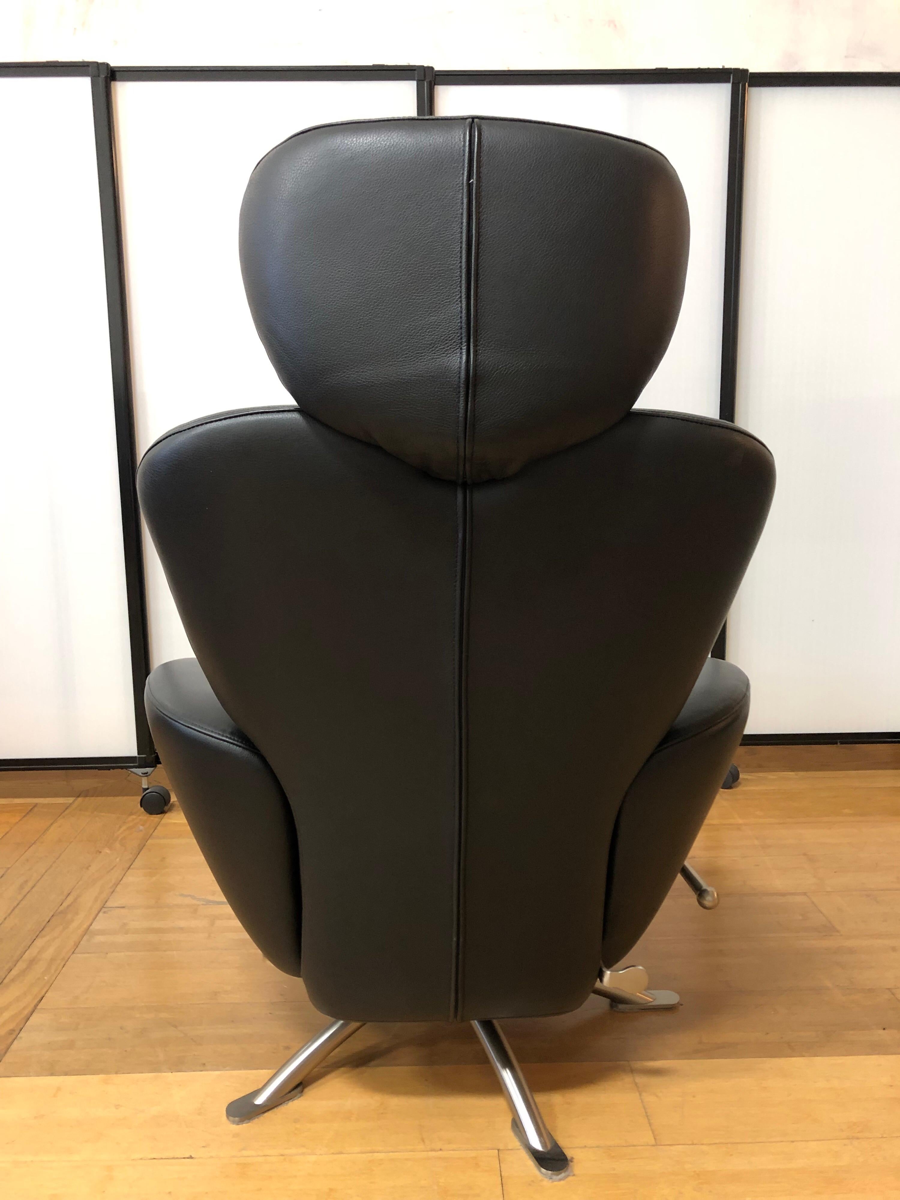 Cuir Fauteuil de relaxation Dodo K10 Cassina en vente