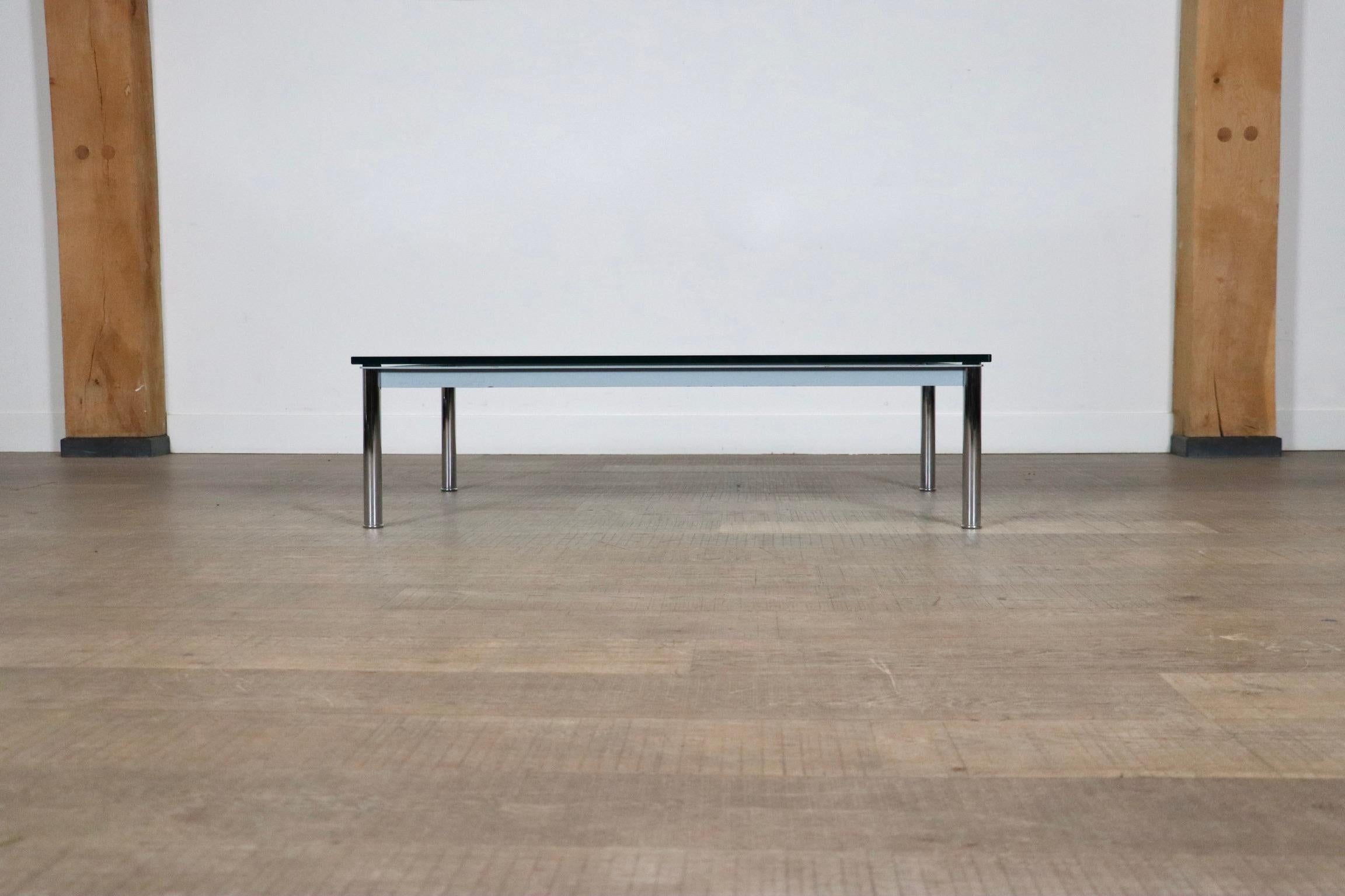 Cassina LC10 Coffee Table By Le Corbusier, Italy 1980s In Good Condition In ABCOUDE, UT