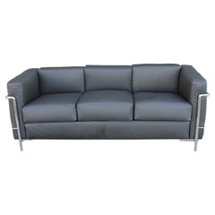 Cassina LC2 Three Seat Sofa by Le Corbusier