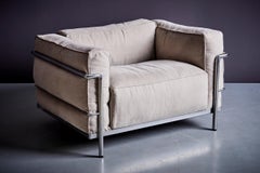 Cassina LC3 Armchair, by Le Corbusier, Pierre Jeanneret, and Charlotte Perriand