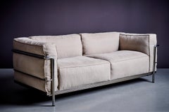 Cassina LC3 Sofa, by Le Corbusier, Pierre Jeanneret, and Charlotte Perriand