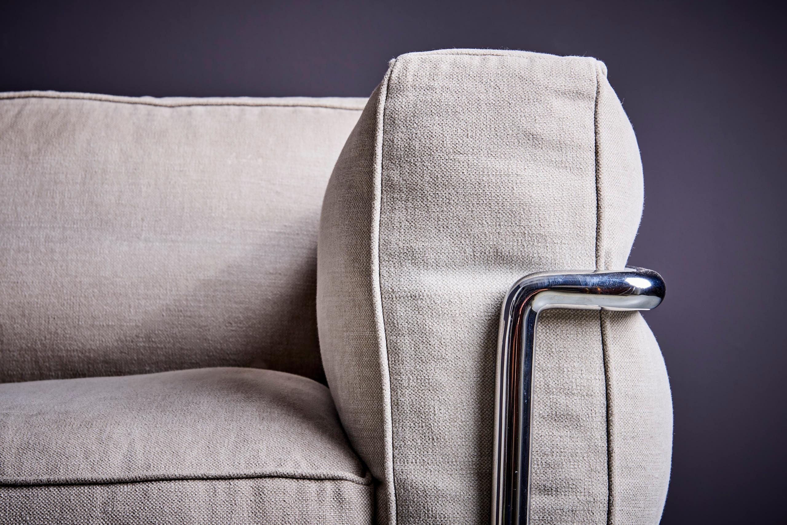 Fabric Cassina LC3 Sofa, by Le Corbusier, Pierre Jeanneret, and Charlotte Perriand