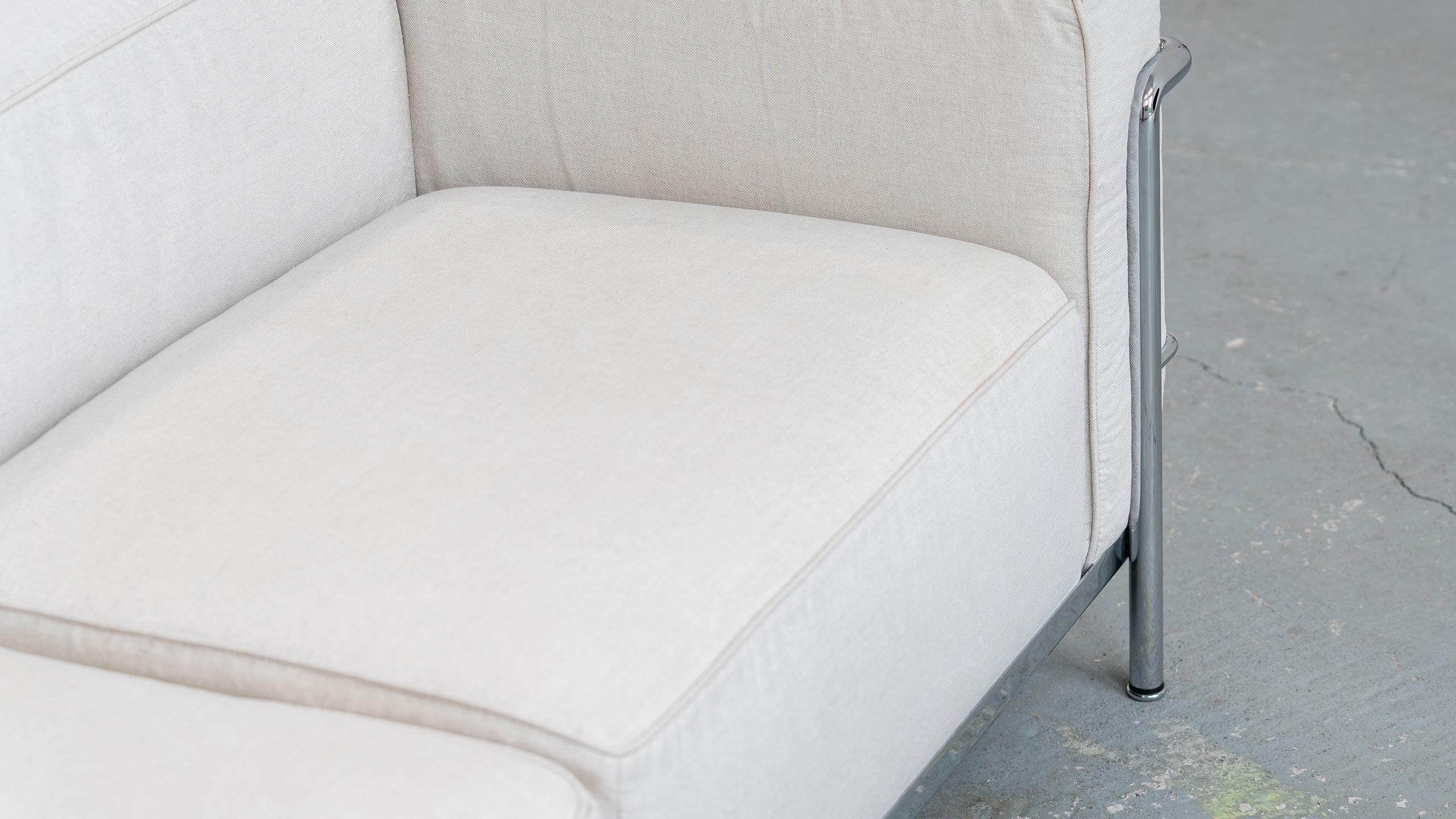 Cassina LC3 Sofa Grand Confort Leinen:: Le Corbusier:: Ch. Perriand & P. Jeanneret 7