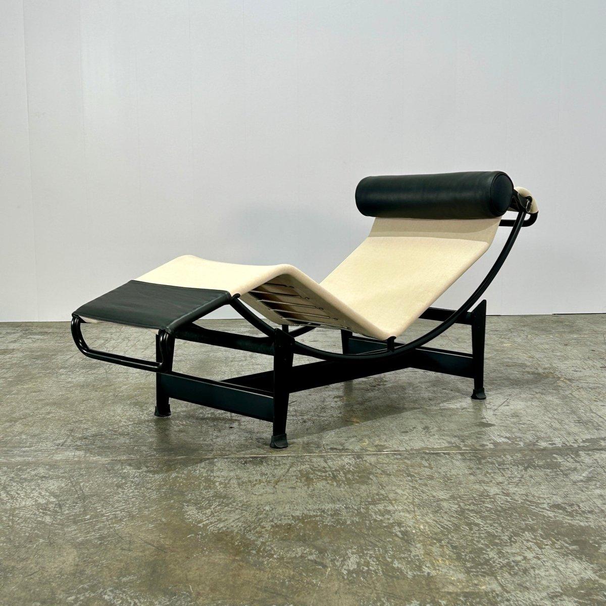 Introducing the iconic Cassina LC4 Chaise Longue, designed by the legendary trio of Le Corbusier, Pierre Jeanneret, and Charlotte Perriand. This timeless piece of furniture exudes elegance and sophistication, making it a must-have for any luxury