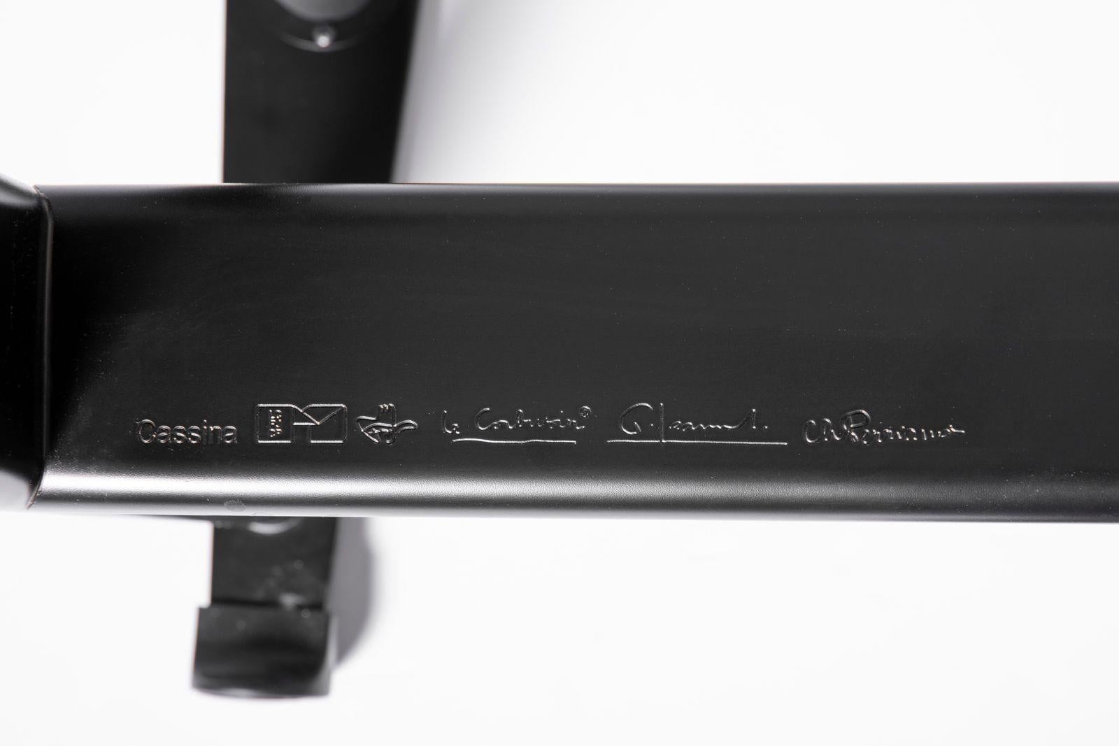 Tumbona Cassina LC4 de Le Corbusier, Pierre Jeanneret y Charlotte Perriand en venta 7