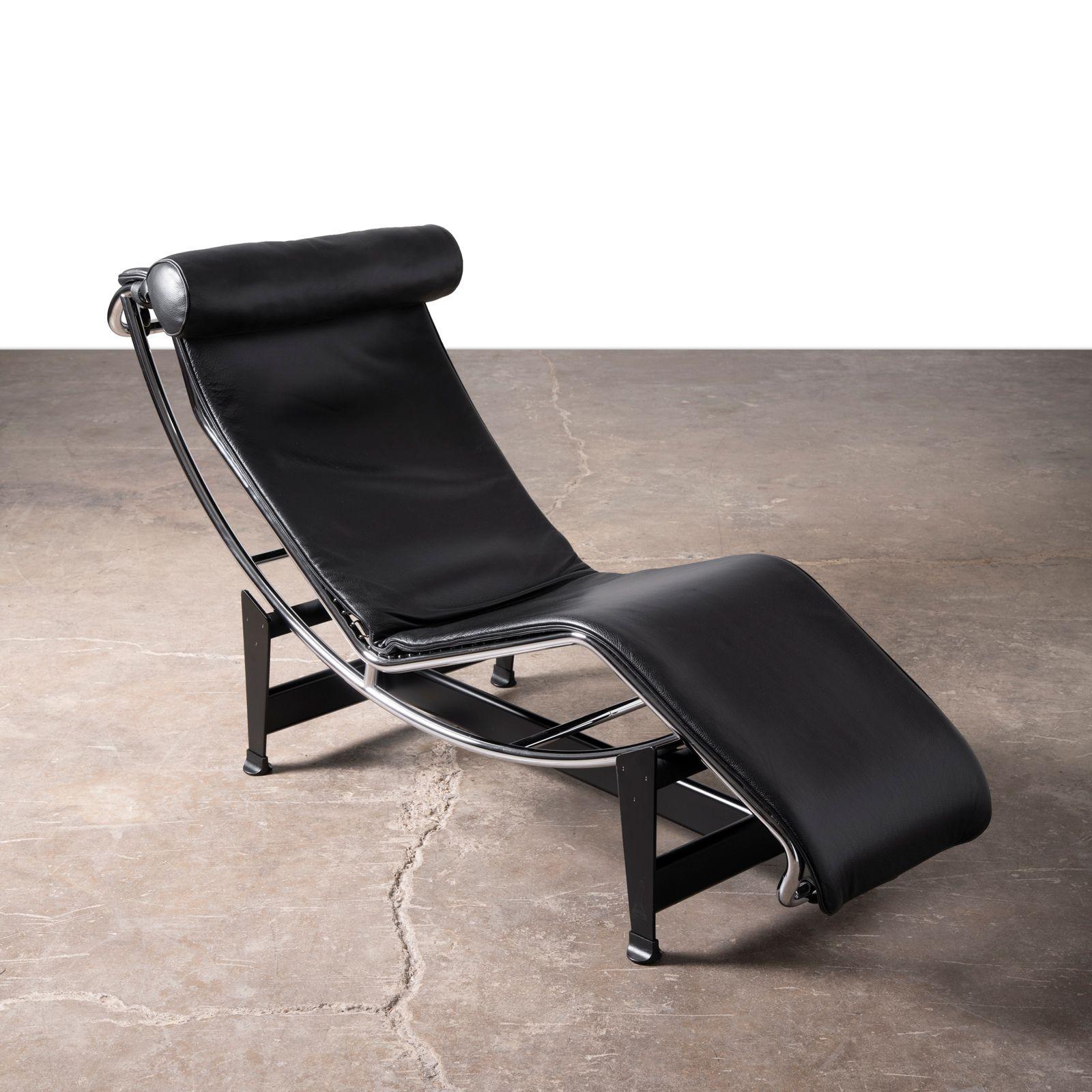 Tumbona Cassina LC4 de Le Corbusier, Pierre Jeanneret y Charlotte Perriand Acero en venta