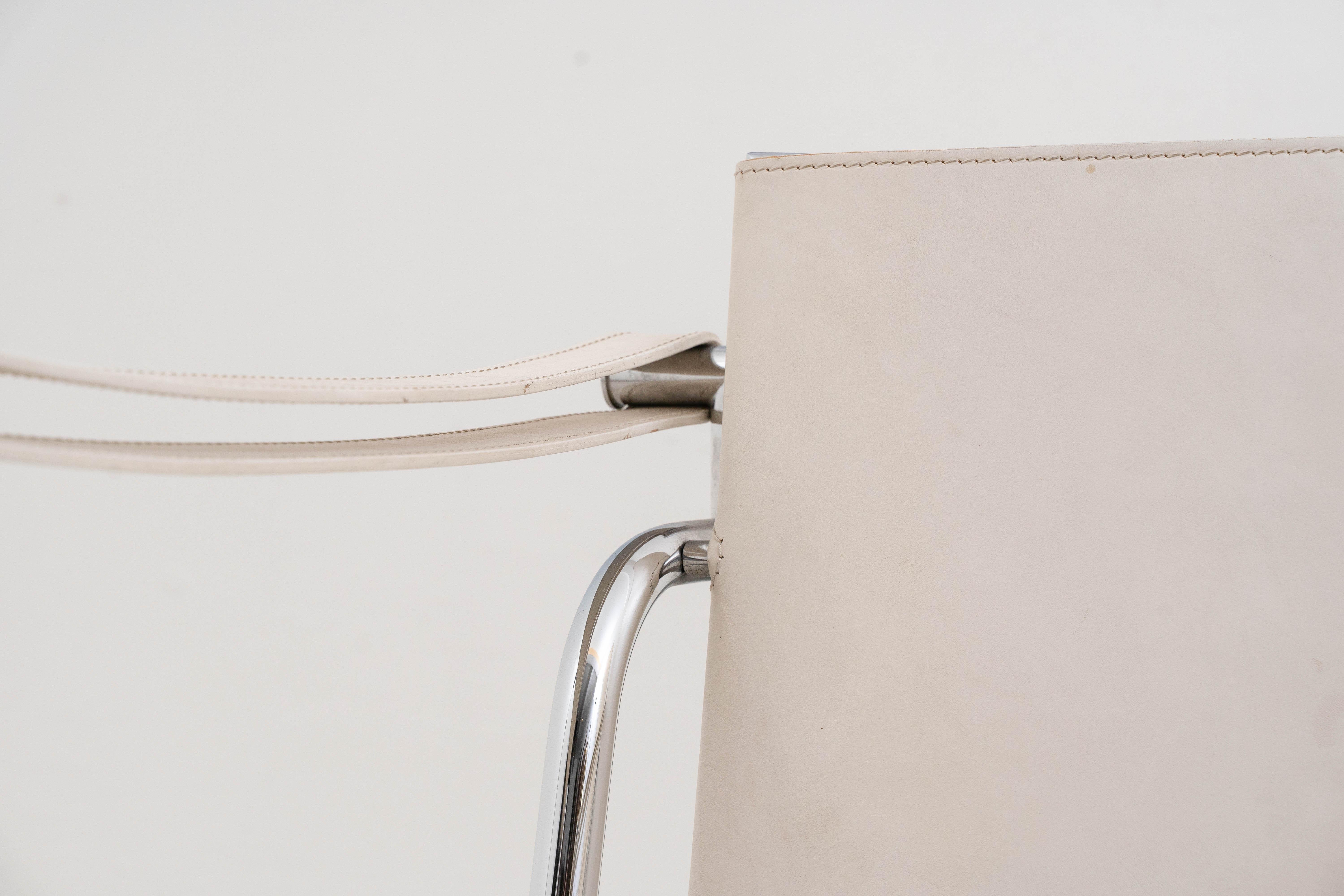 Cassina - Le Corbusier - Poltrona (2) - LC1 - Cromo, pelle in vendita 5