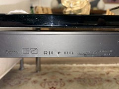 Cassina Le Corbusier LC 10 Low Chrome and Glass Square Coffee Side End Table